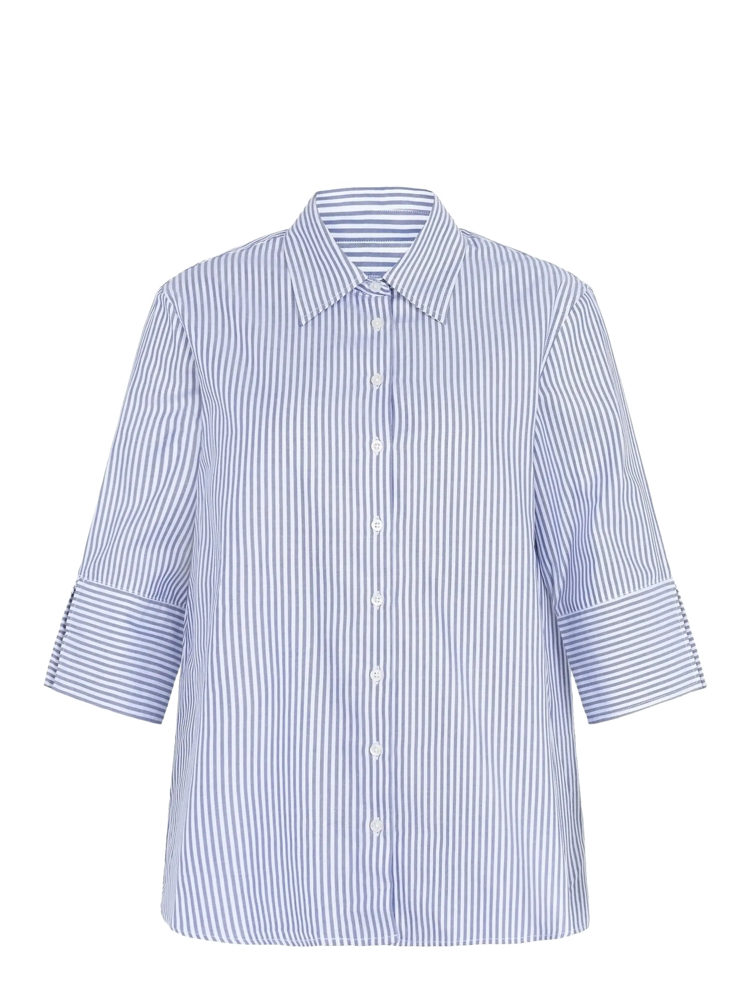 NEWHOUSE Mimmi Oxford Shirt Blau - 42 - Damen