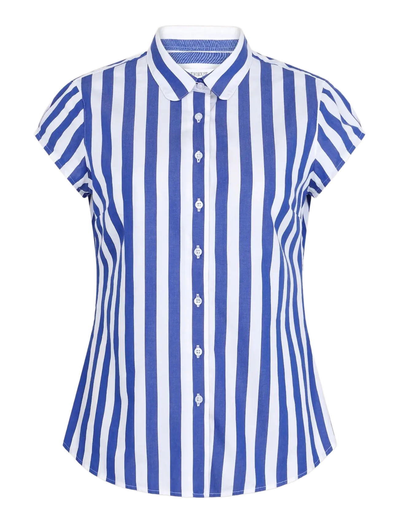 NEWHOUSE Vera Bold Streaks Shirt Blau - 36 - Damen