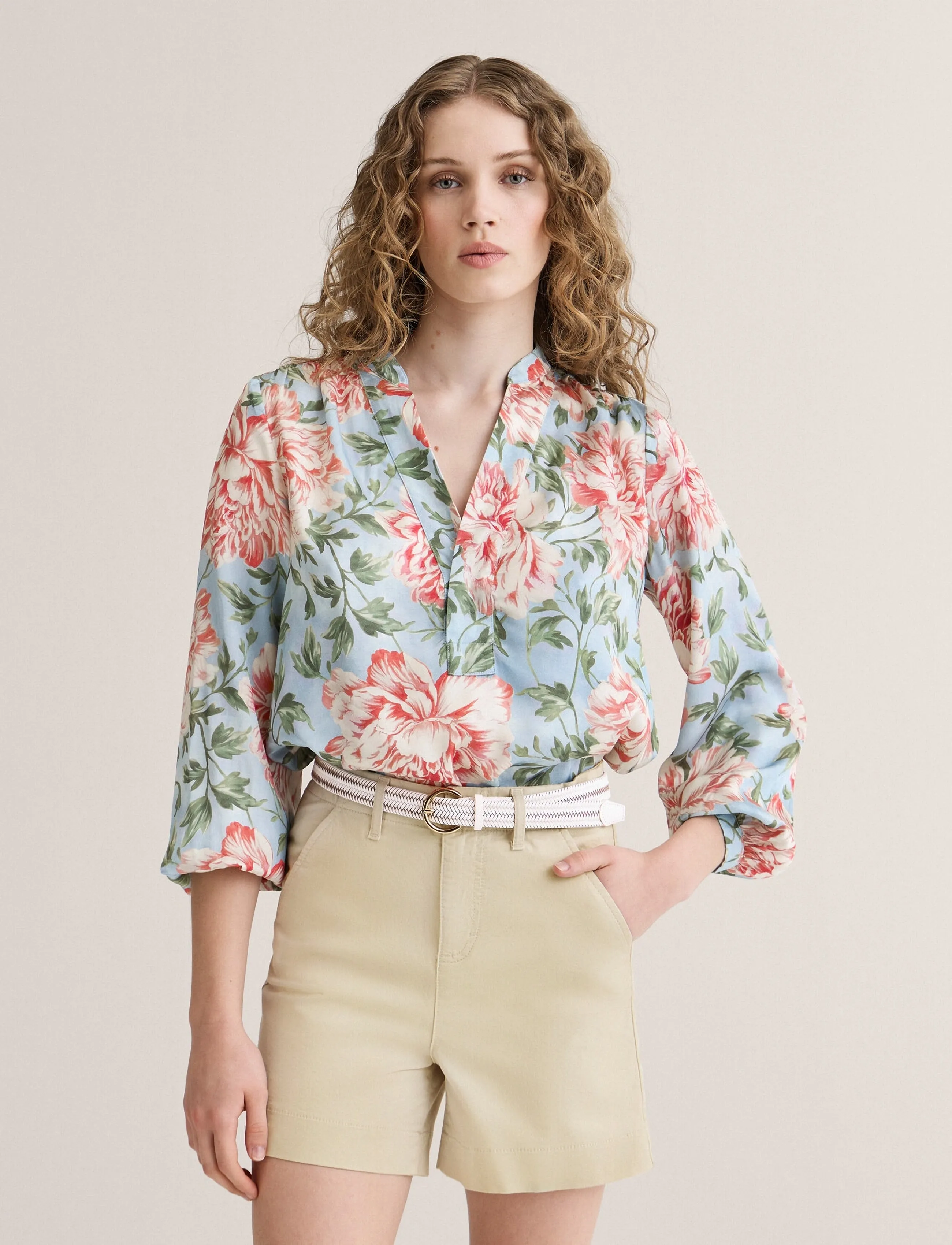 Newhouse Sophia Rose Blouse, 44, Blouses, Blau - Long-sleeved, Frauen