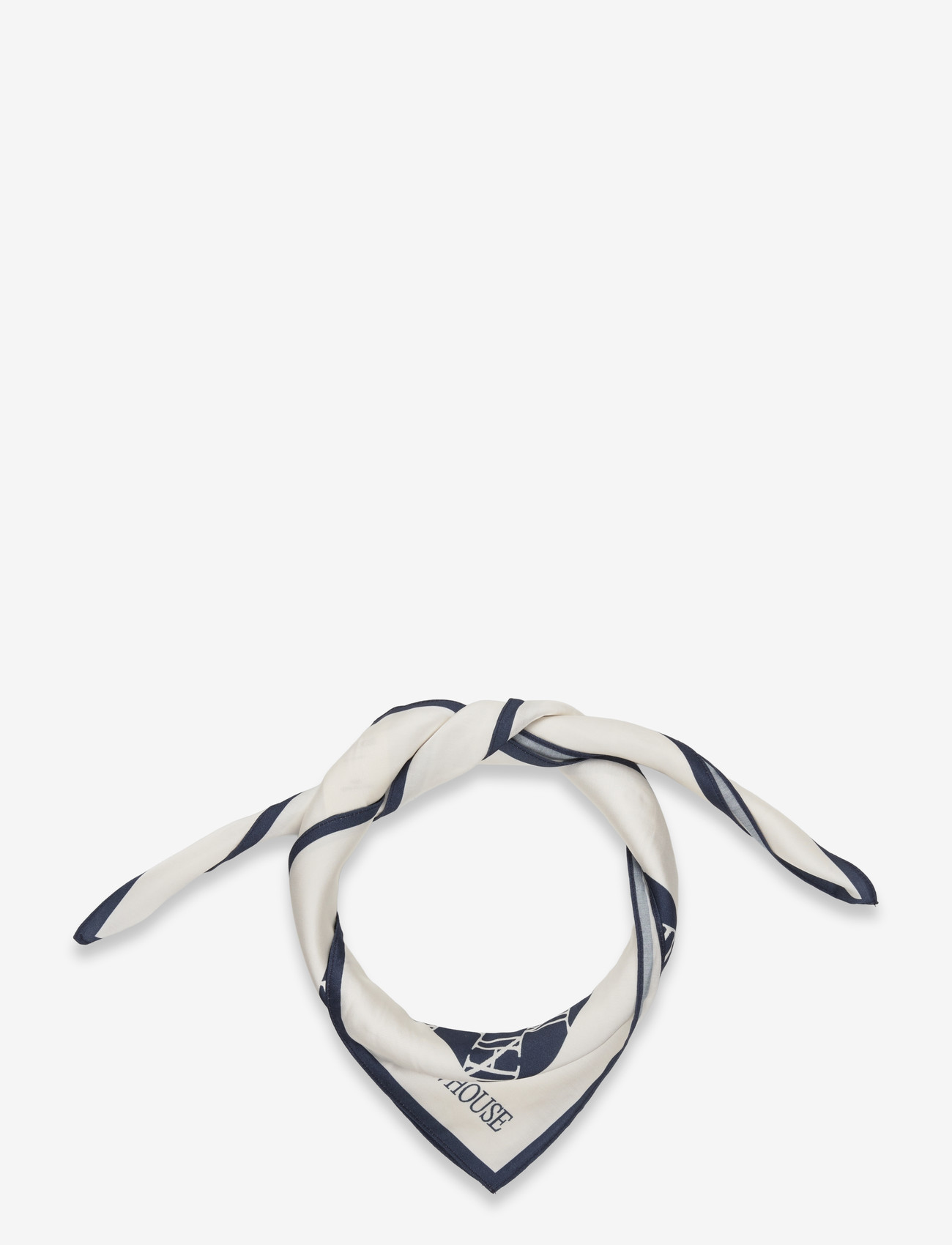Newhouse - Heritage Silk Scarf - tynde tørklæder - navy - 2