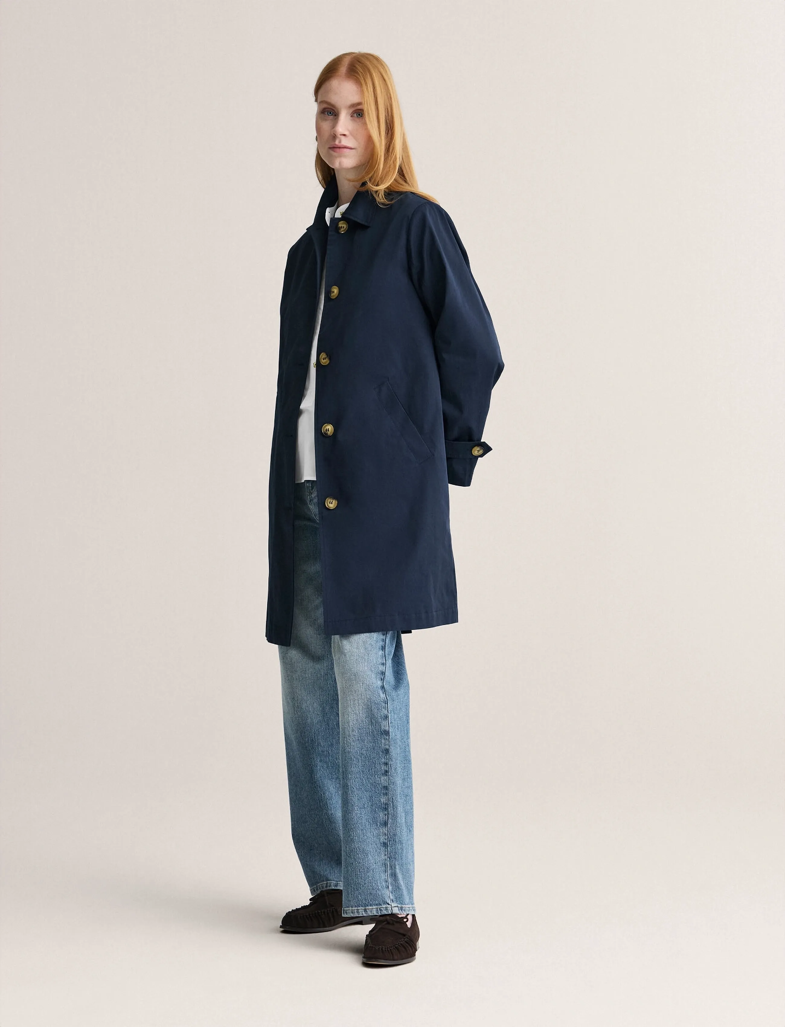 Newhouse Beate Carcoat - Tøj - NAVY / navy