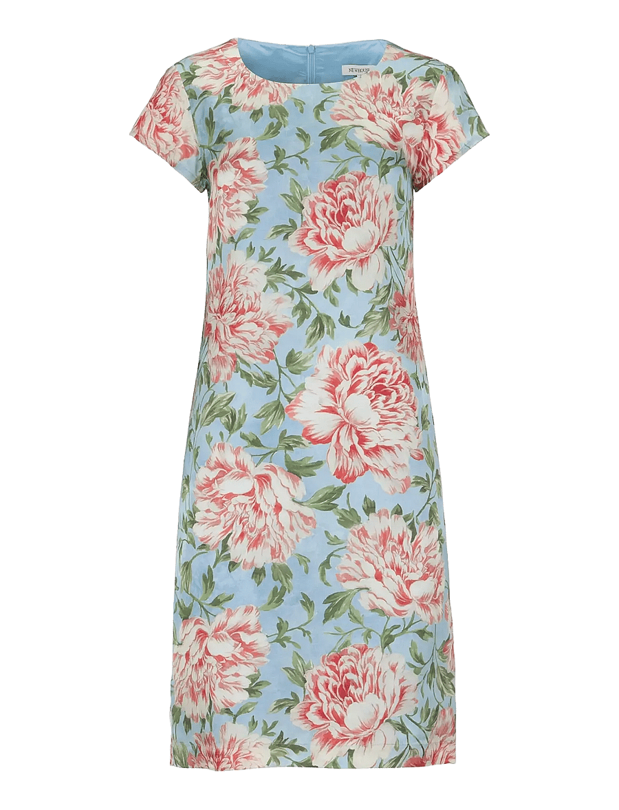 Newhouse - Klara Rose Dress - suvekleidid - light blue - 1