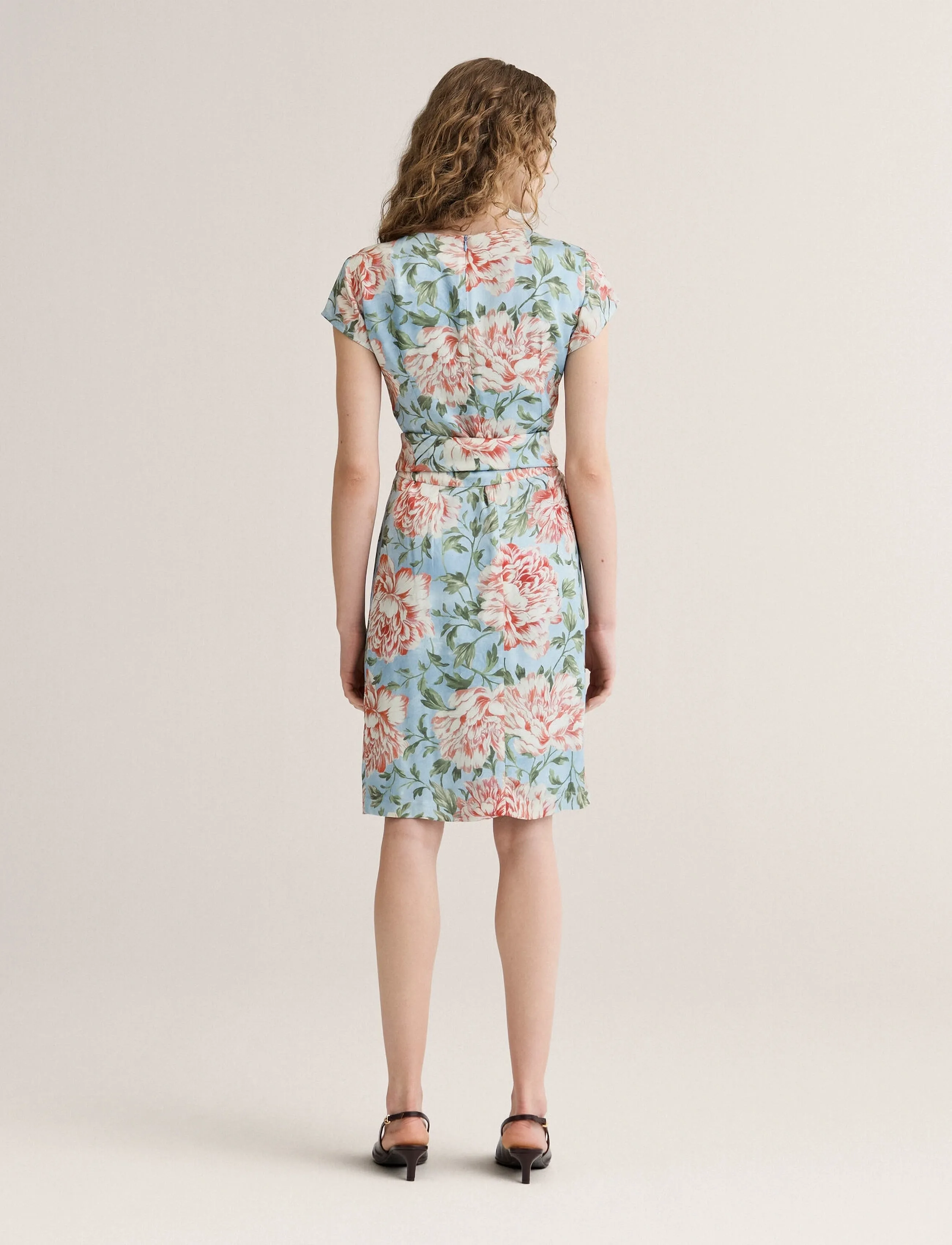 Newhouse - Klara Rose Dress - summer dresses - light blue - 2