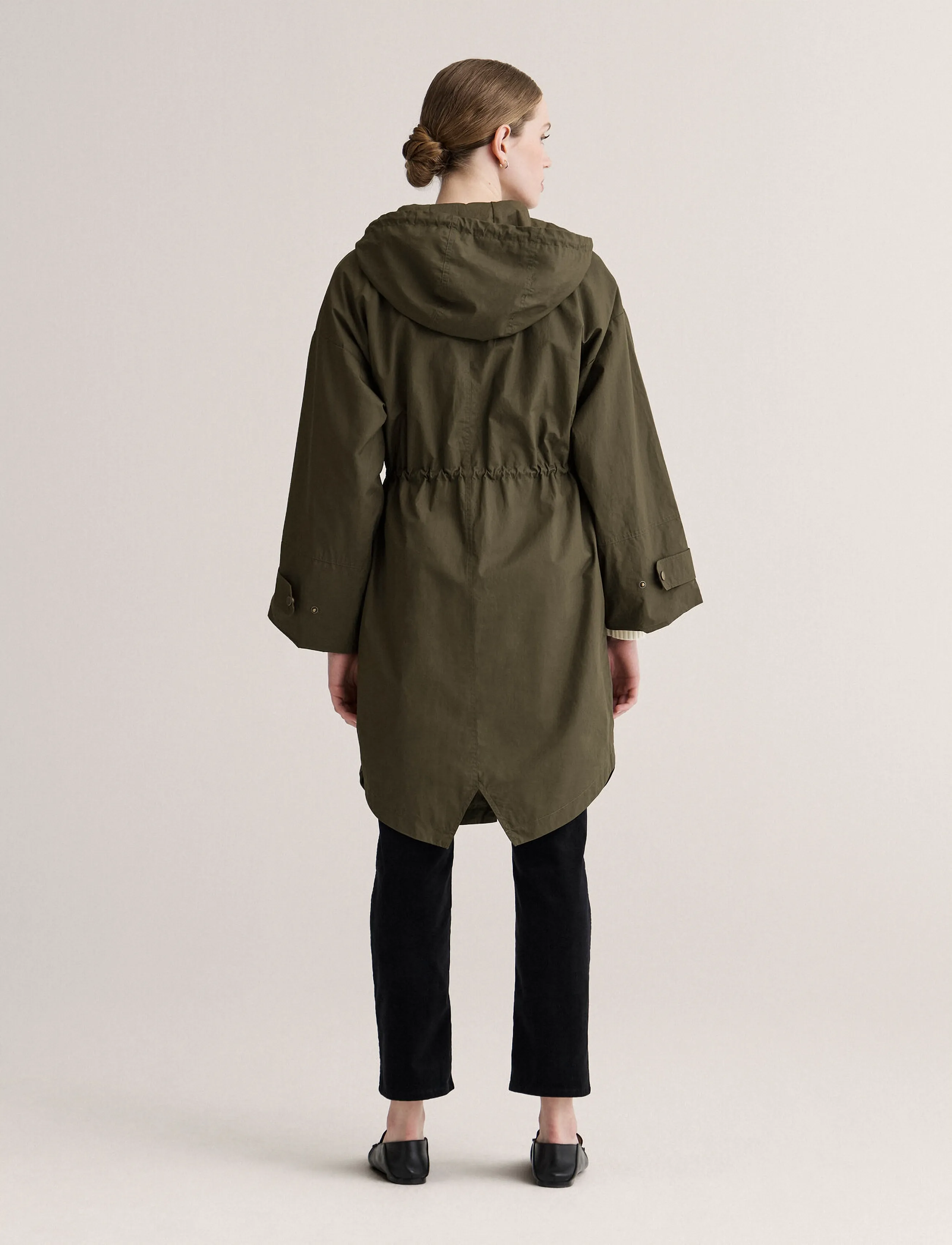 Newhouse - Helen Parkajacket - parka coats - army - 2