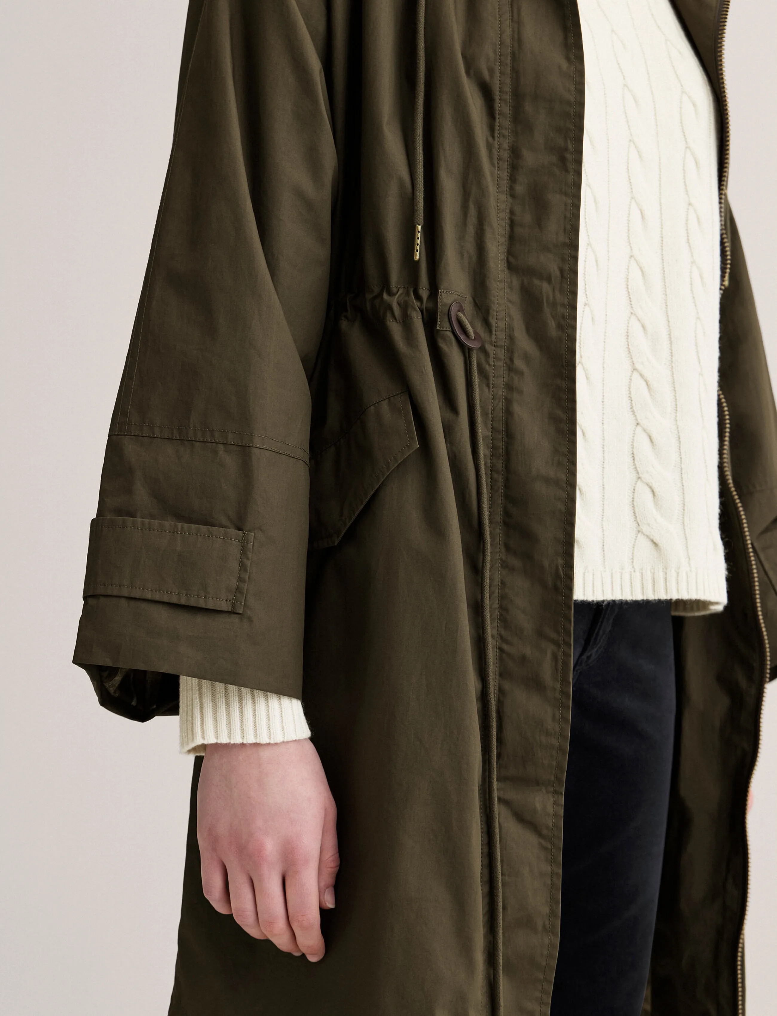 Newhouse - Helen Parkajacket - parka coats - army - 3