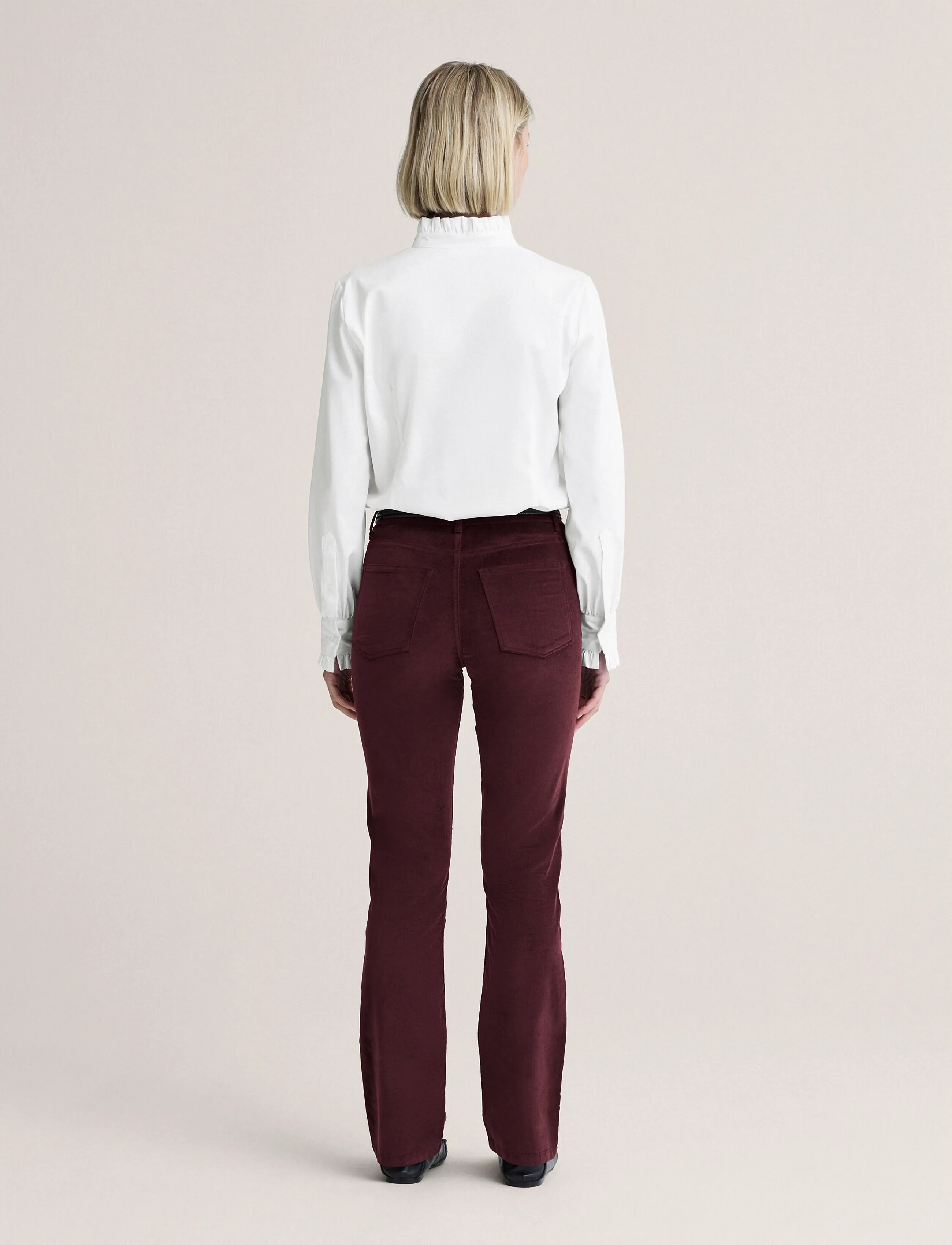 Newhou Nora long velvet trousers kostymbyxor dam – bild 4