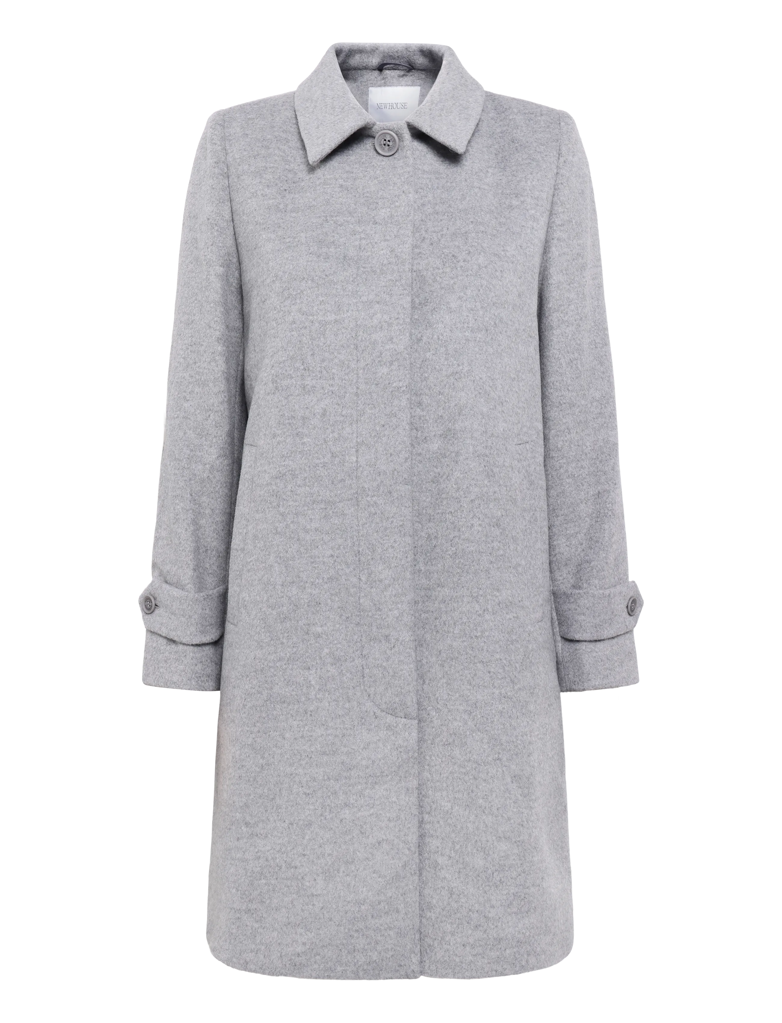 Newhouse Paloma Carcoat - Wollmäntel - GREY MELANGE / grey