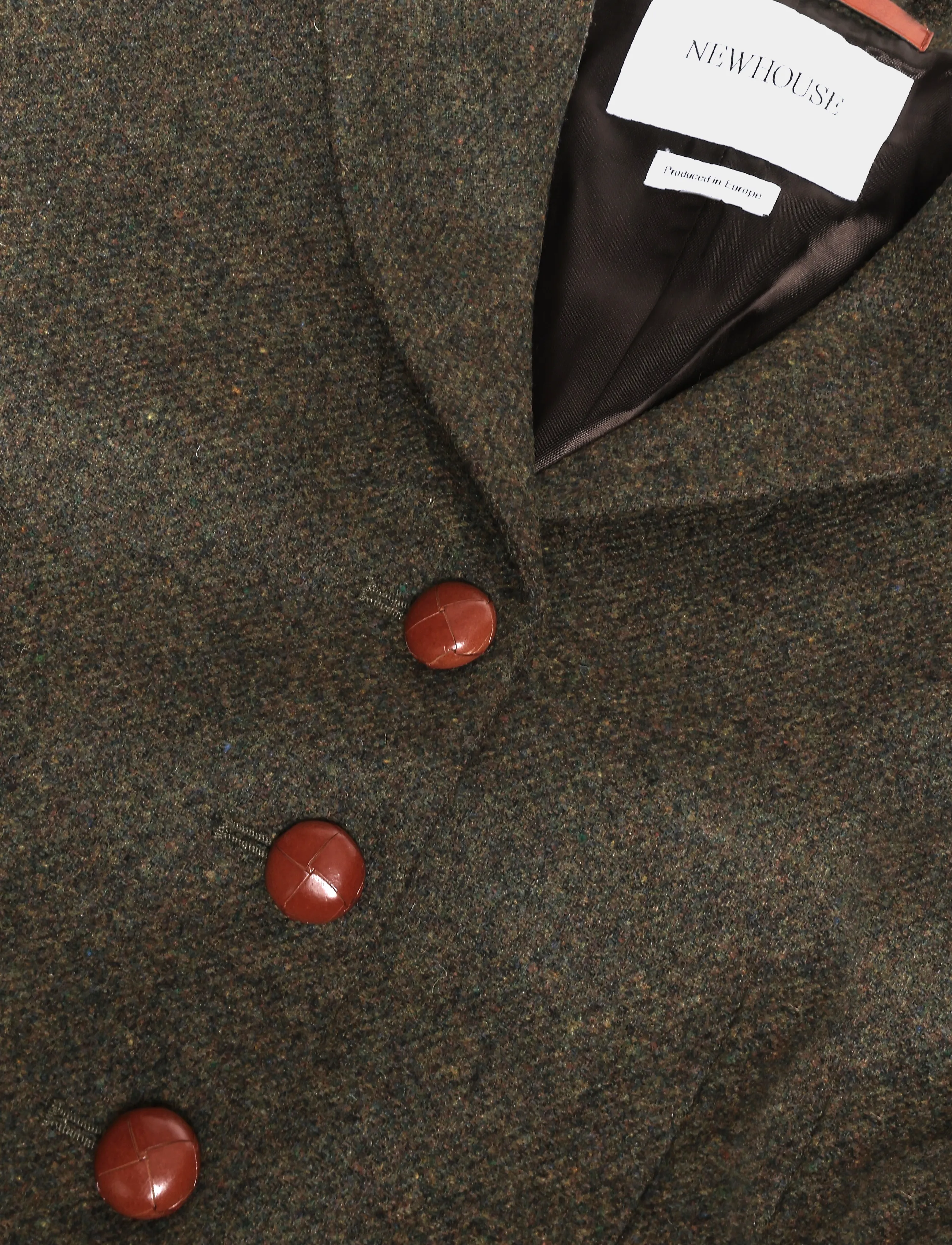 Newhouse - Blythe Tweed Blazer - party wear at outlet prices - olive - 5