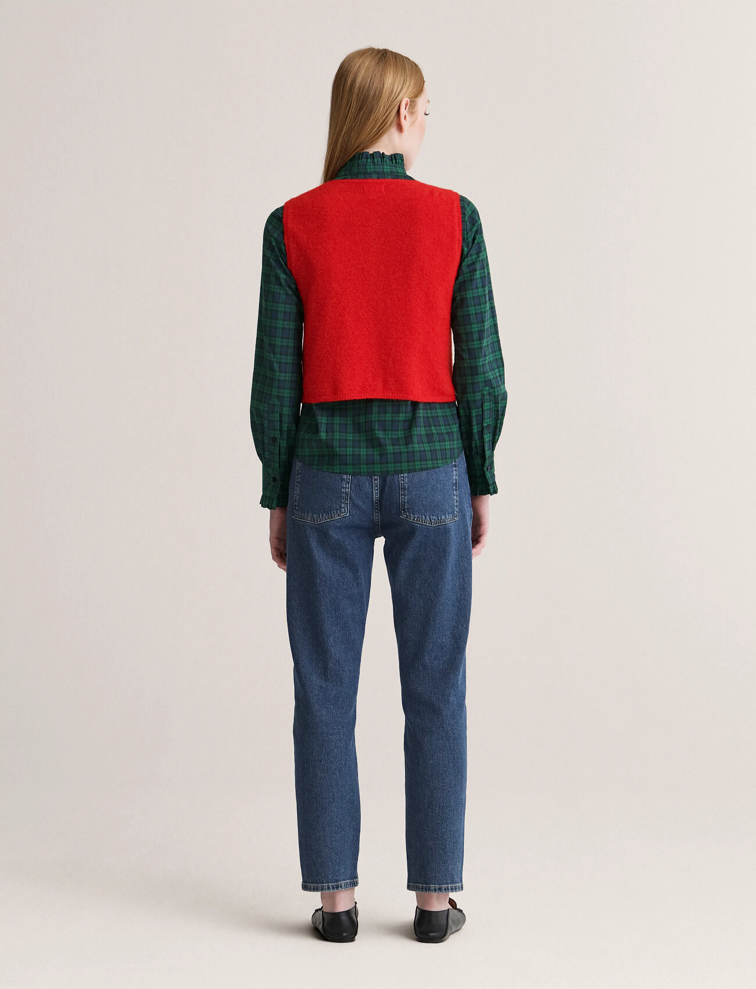 Newhouse - Fanny Vest - strikveste - red - 2