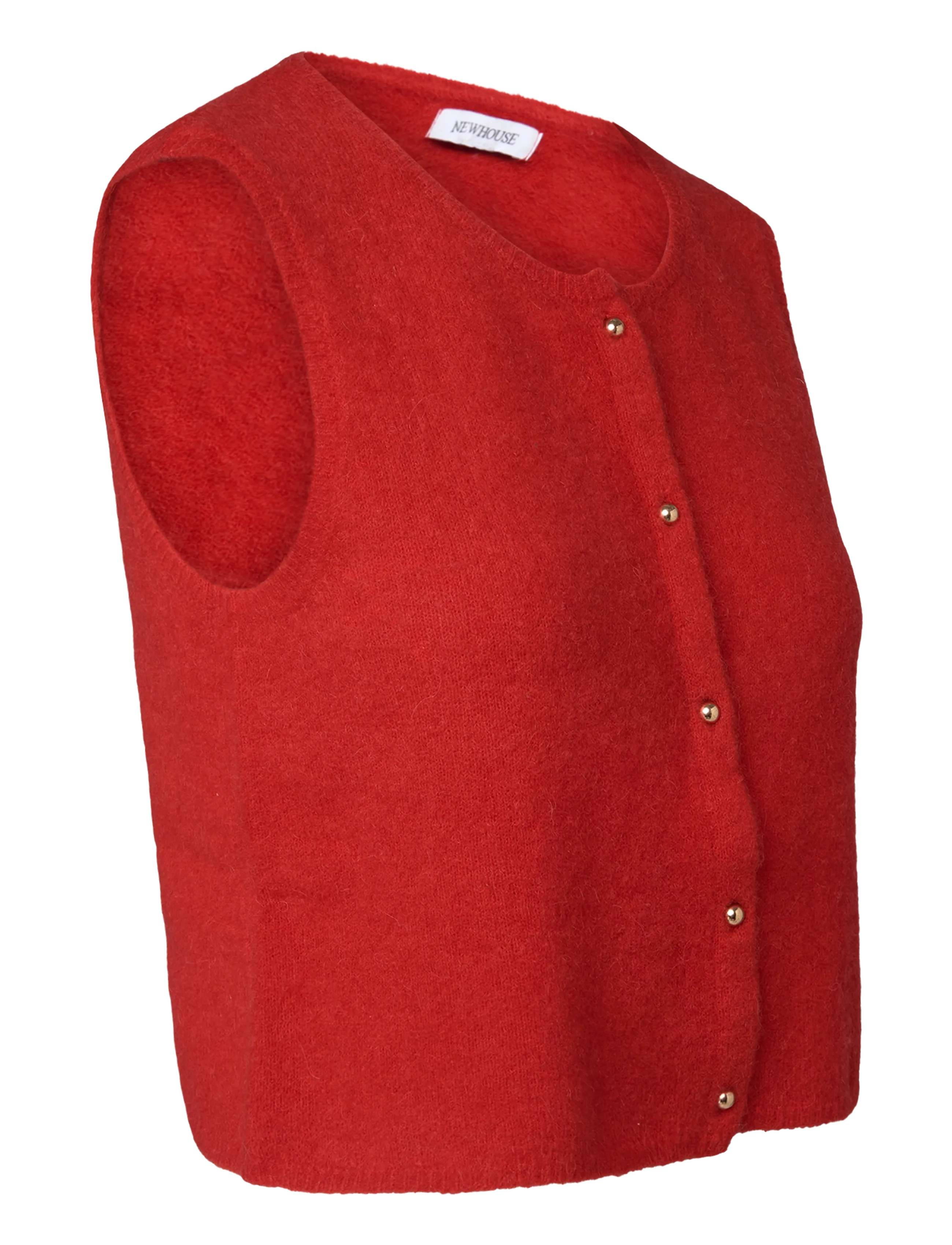 Newhouse - Fanny Vest - herbstliche kleidung - red - 4