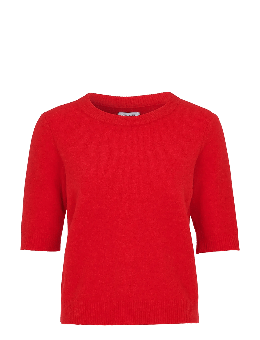 Newhouse - Eli Alpaca Top - striktrøjer - red - 1