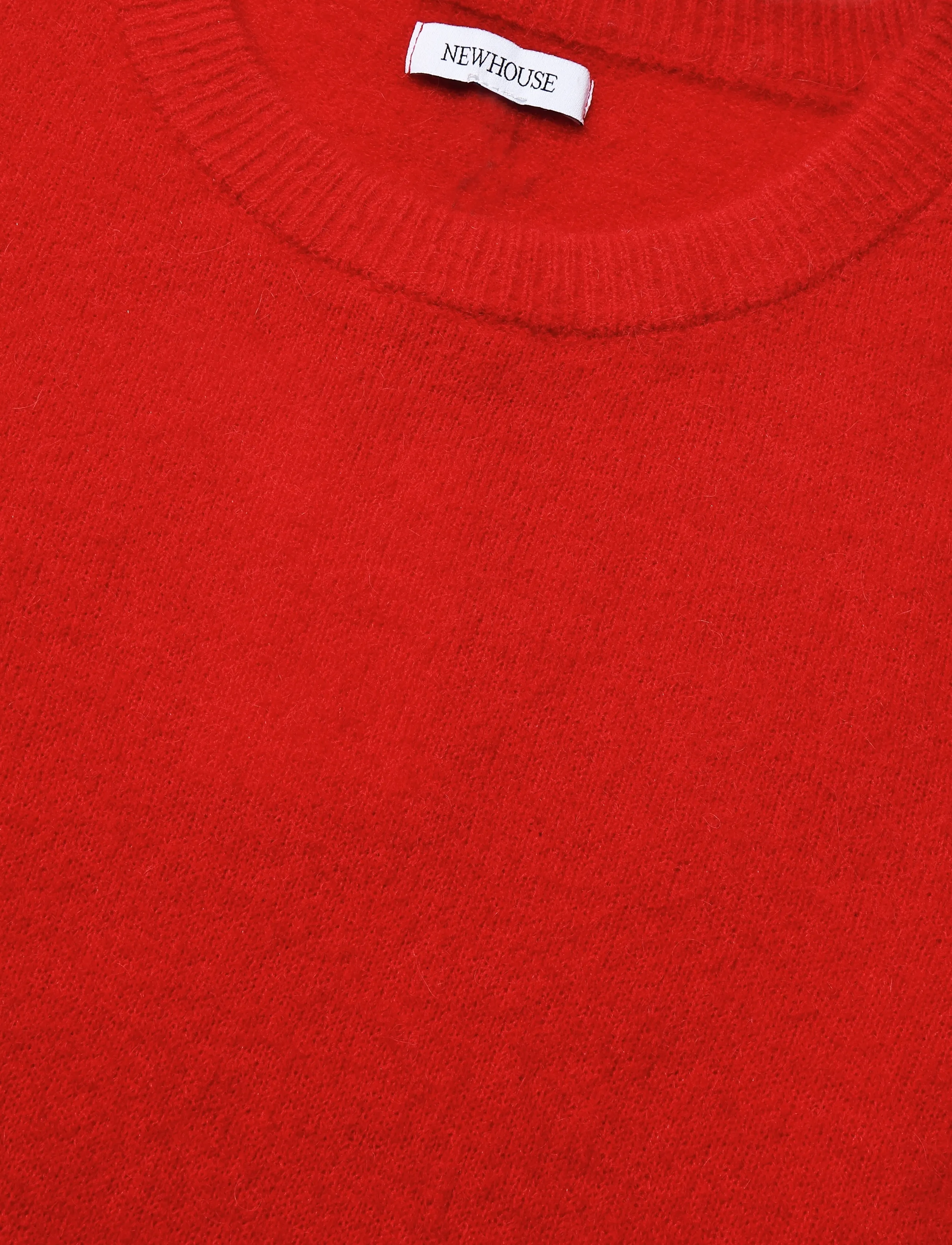Newhouse - Eli Alpaca Top - autumn clothing - red - 5