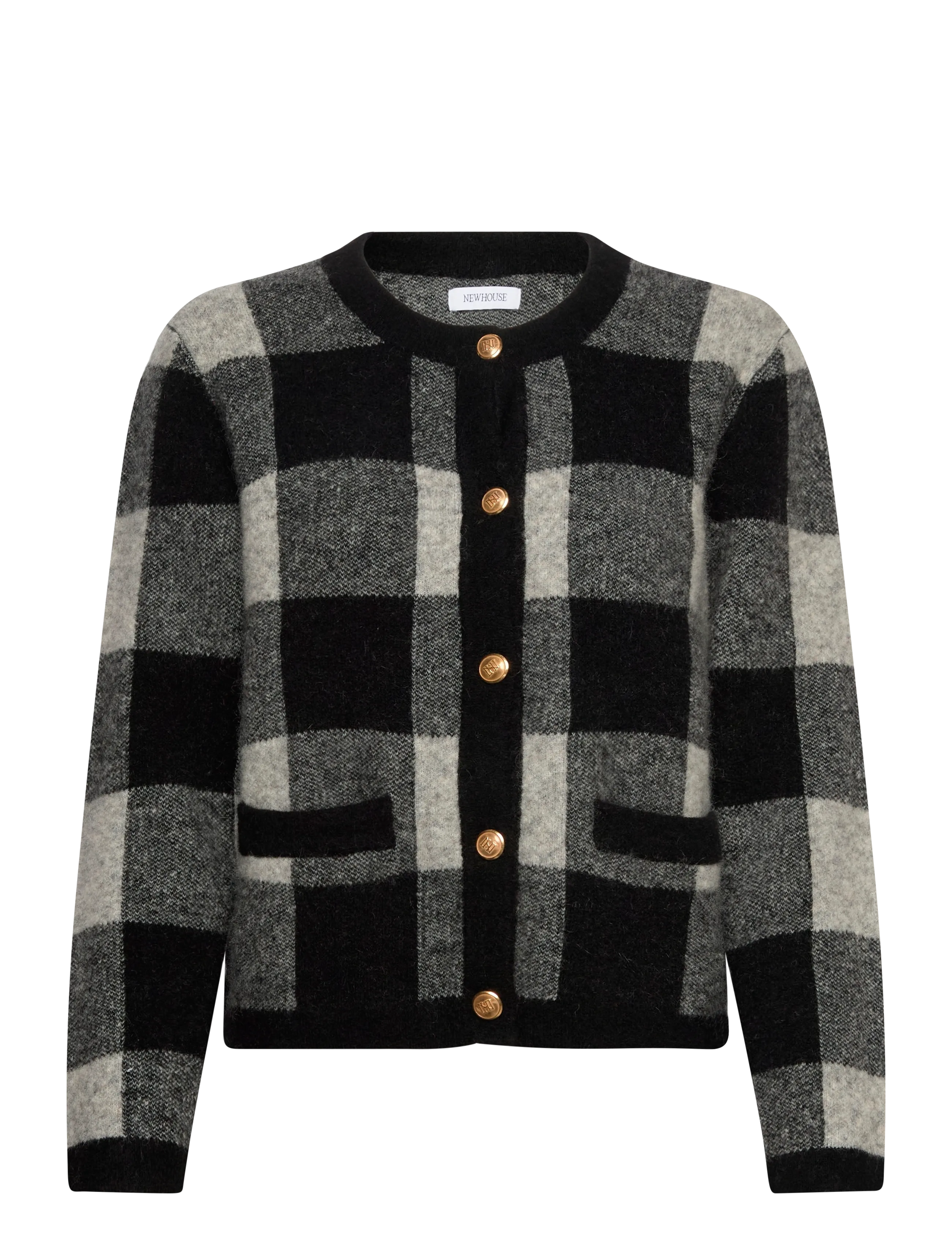 Newhouse Joan Cardigan - Strickjacken - BLACK / black