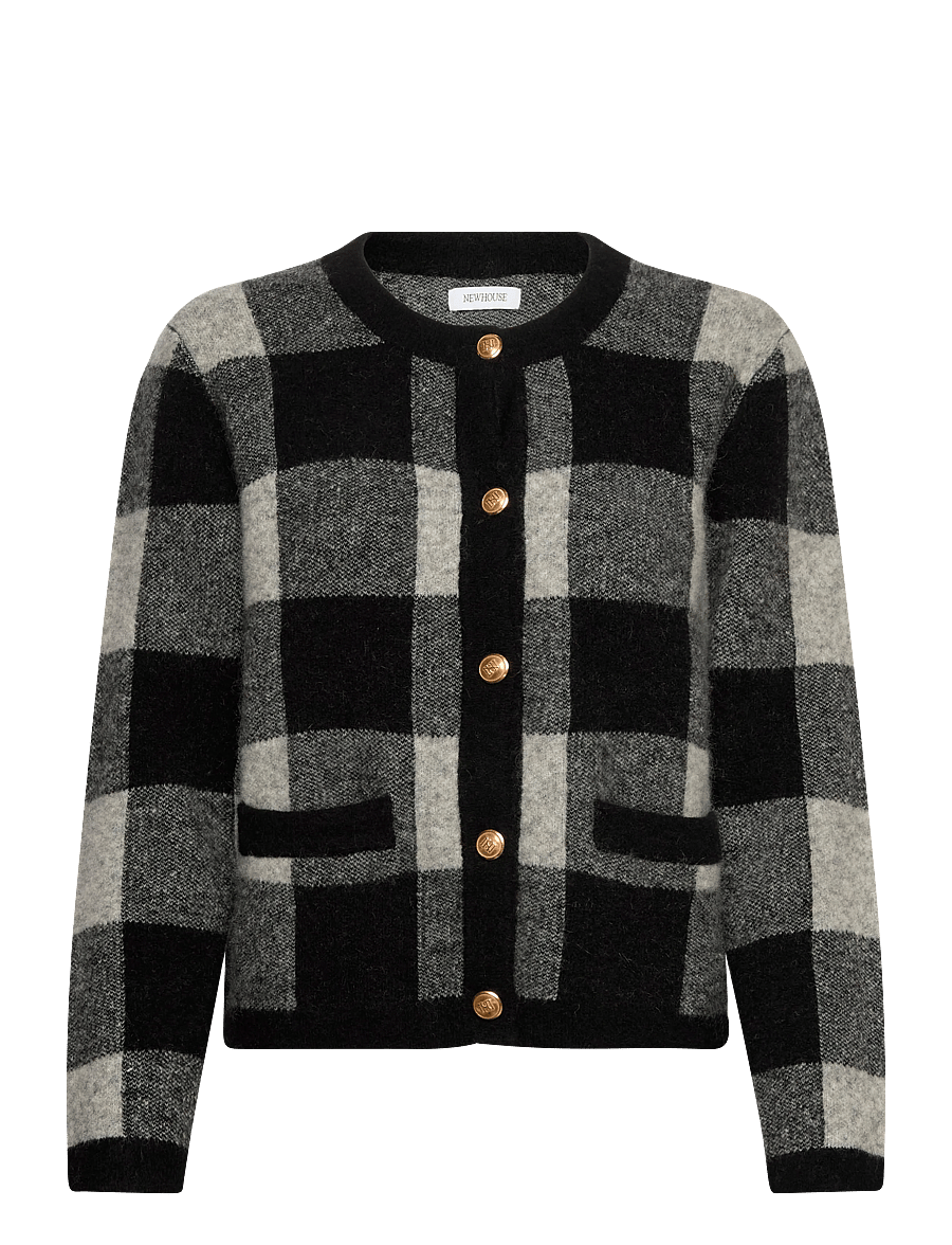 Newhouse - Joan Cardigan - strickjacken - black - 1