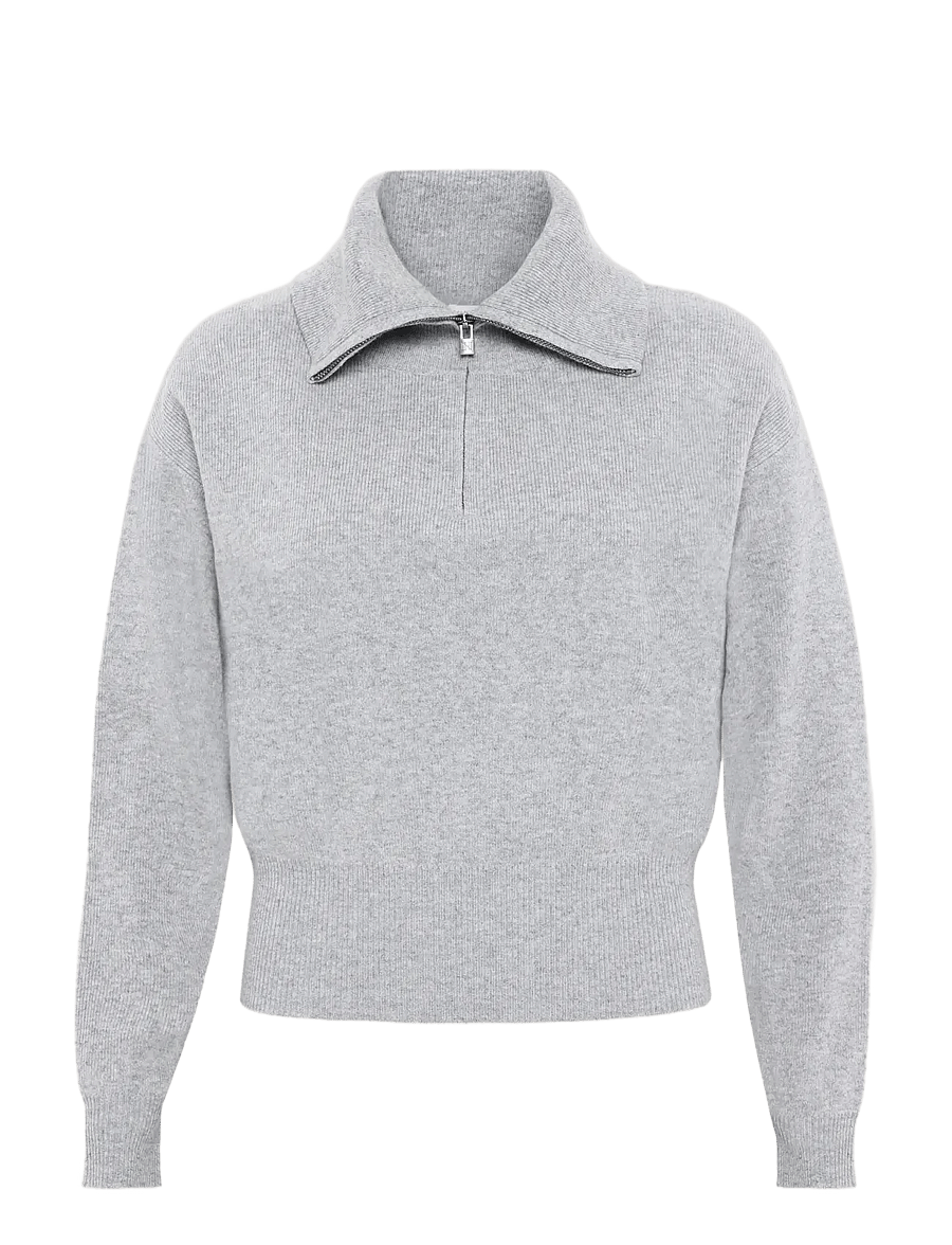 Newhouse - Isabella Jumper - stickade tröjor - grey melange - 1