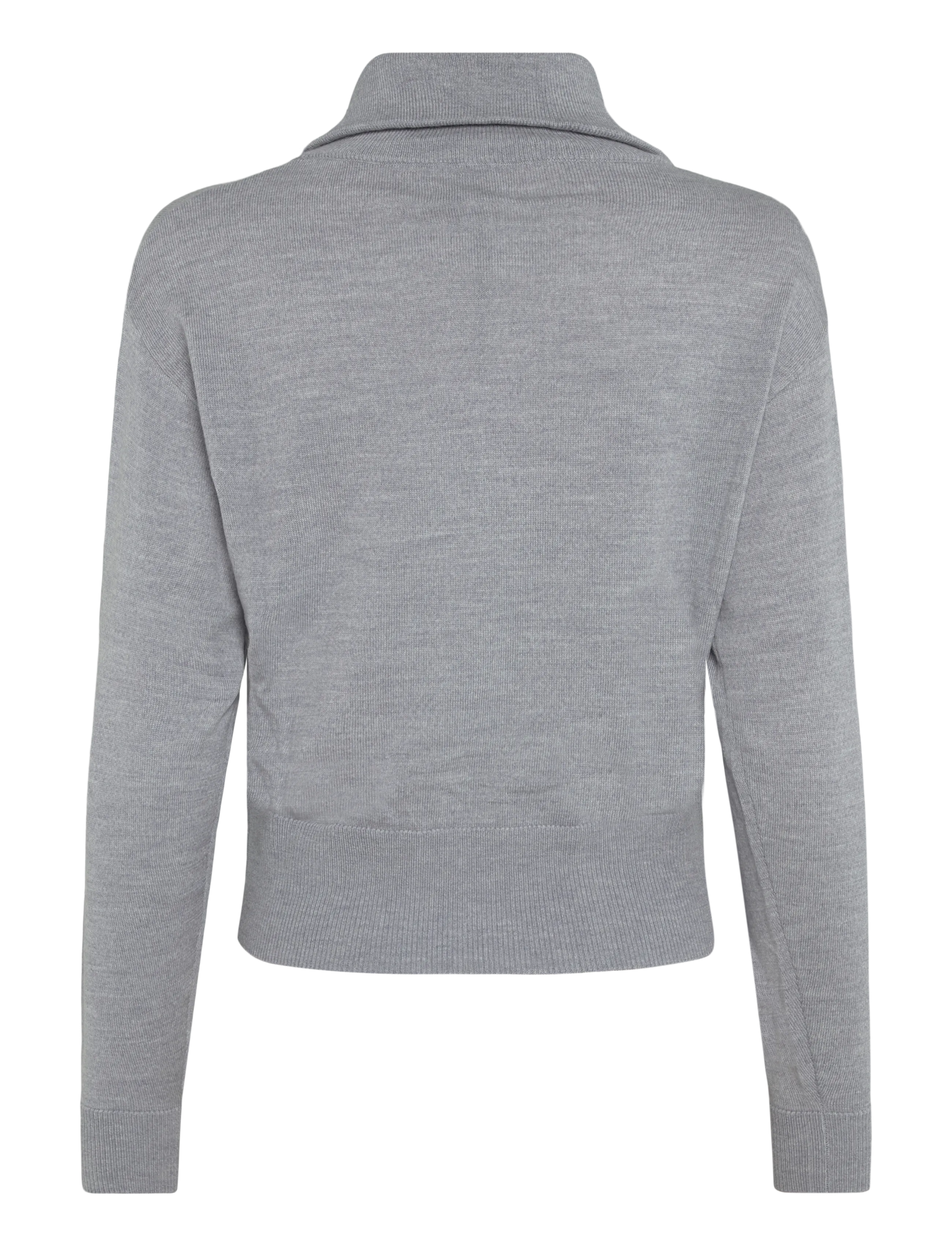 Newhouse - Isabella Jumper - stickade tröjor - grey melange - 2
