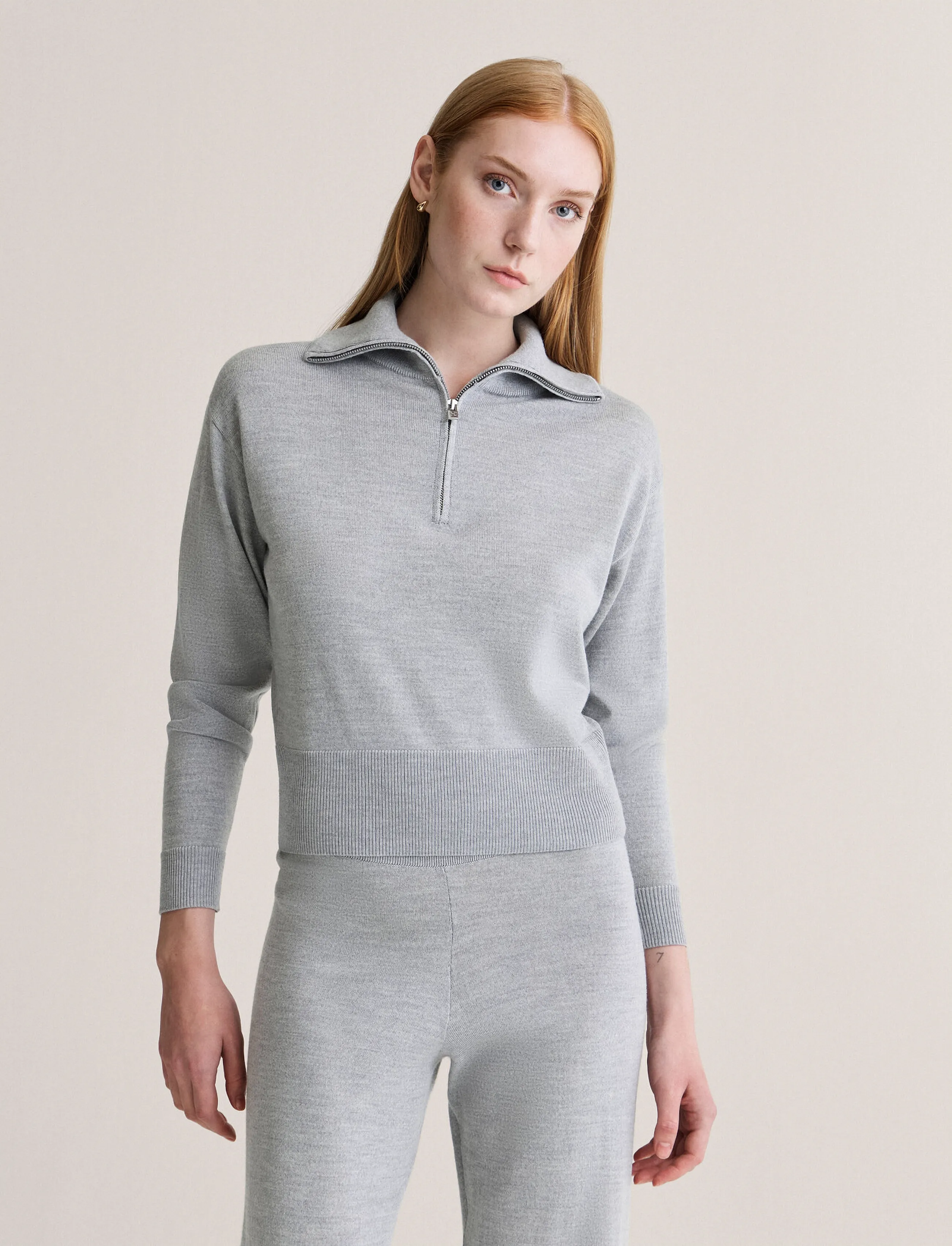 Newhouse - Isabella Jumper - grey melange - 0
