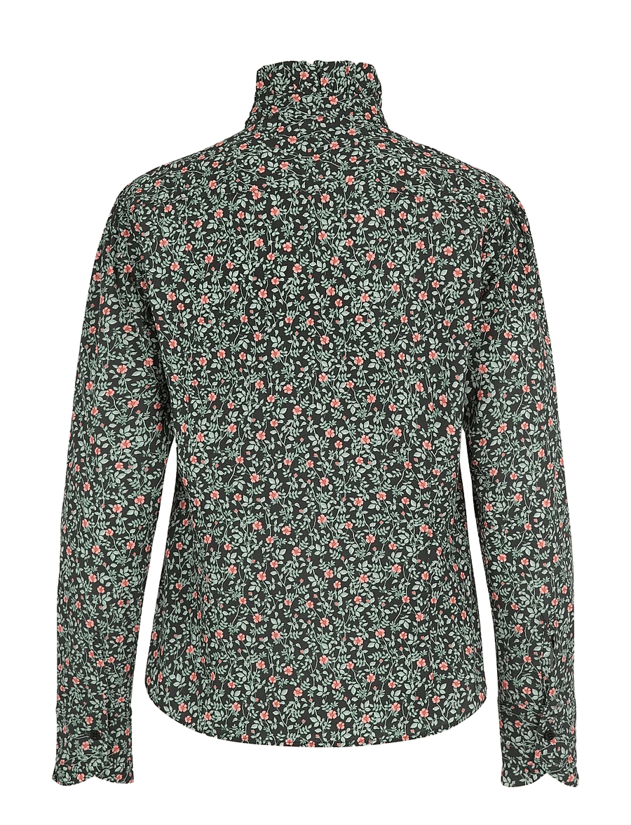 Newhouse - Noelle Rose Shirt - langärmlige hemden - navy - 2
