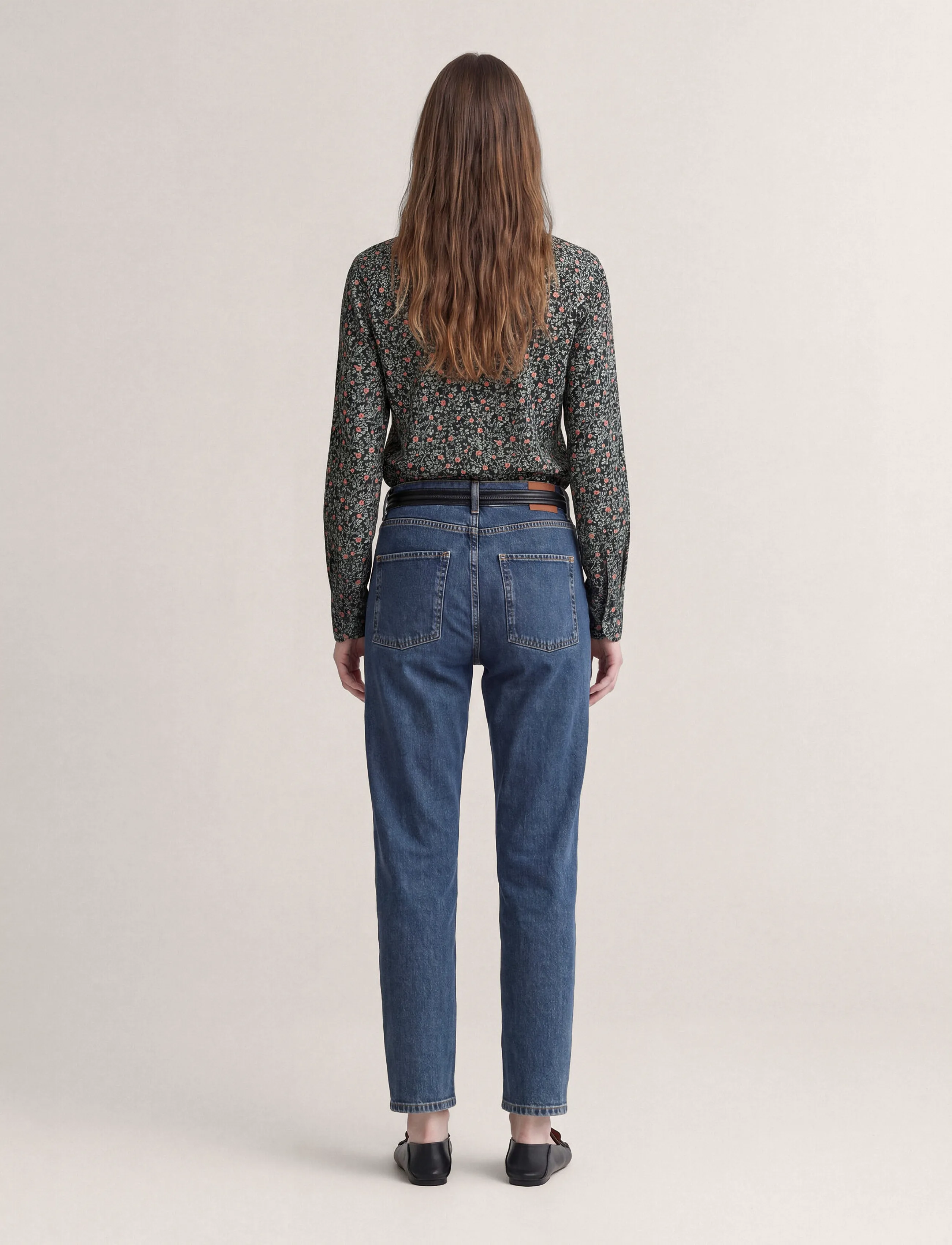 Newhouse - Noelle Rose Shirt - langärmlige hemden - navy - 3