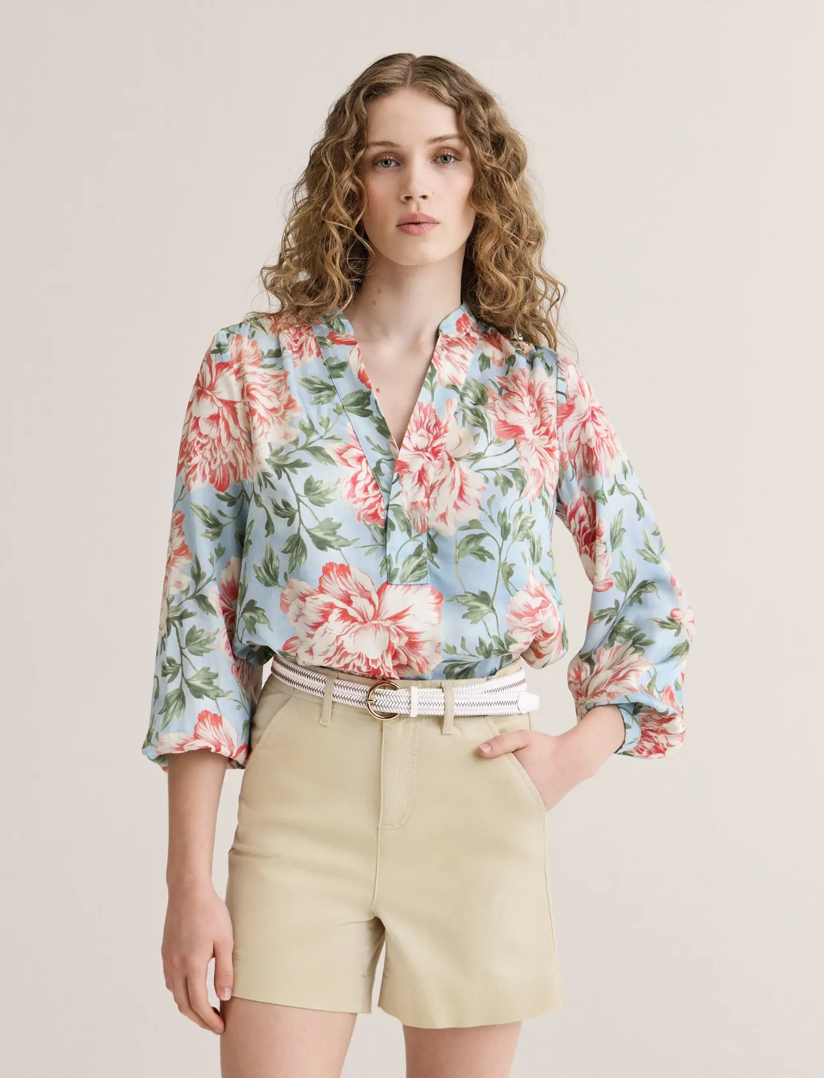 Newhouse Milou Shorts, 40, Beige, Shorts > Chino-Shorts, Dame
