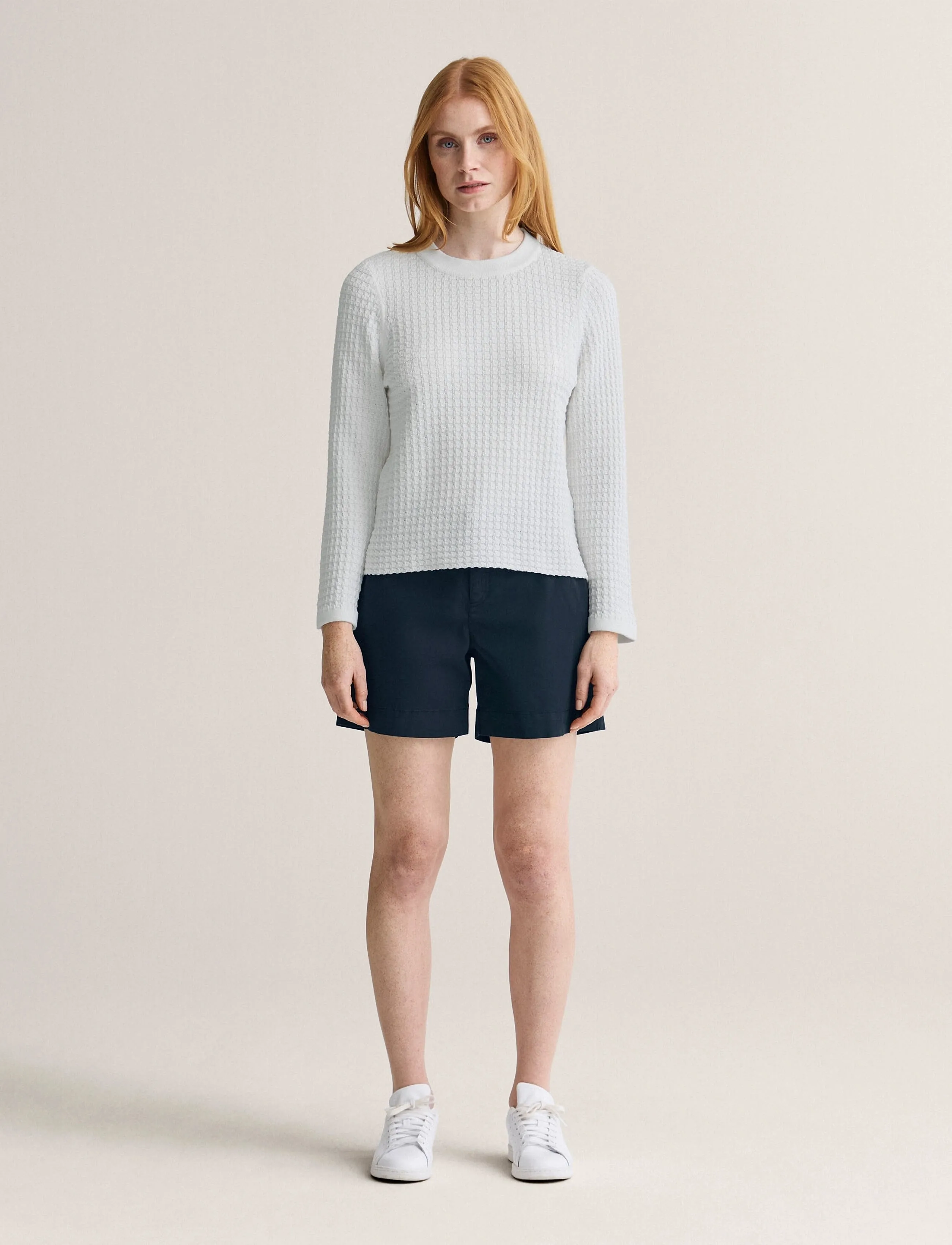 Newhouse Milou Shorts, 42, Navy, Shorts > Chino-Shorts, Dame