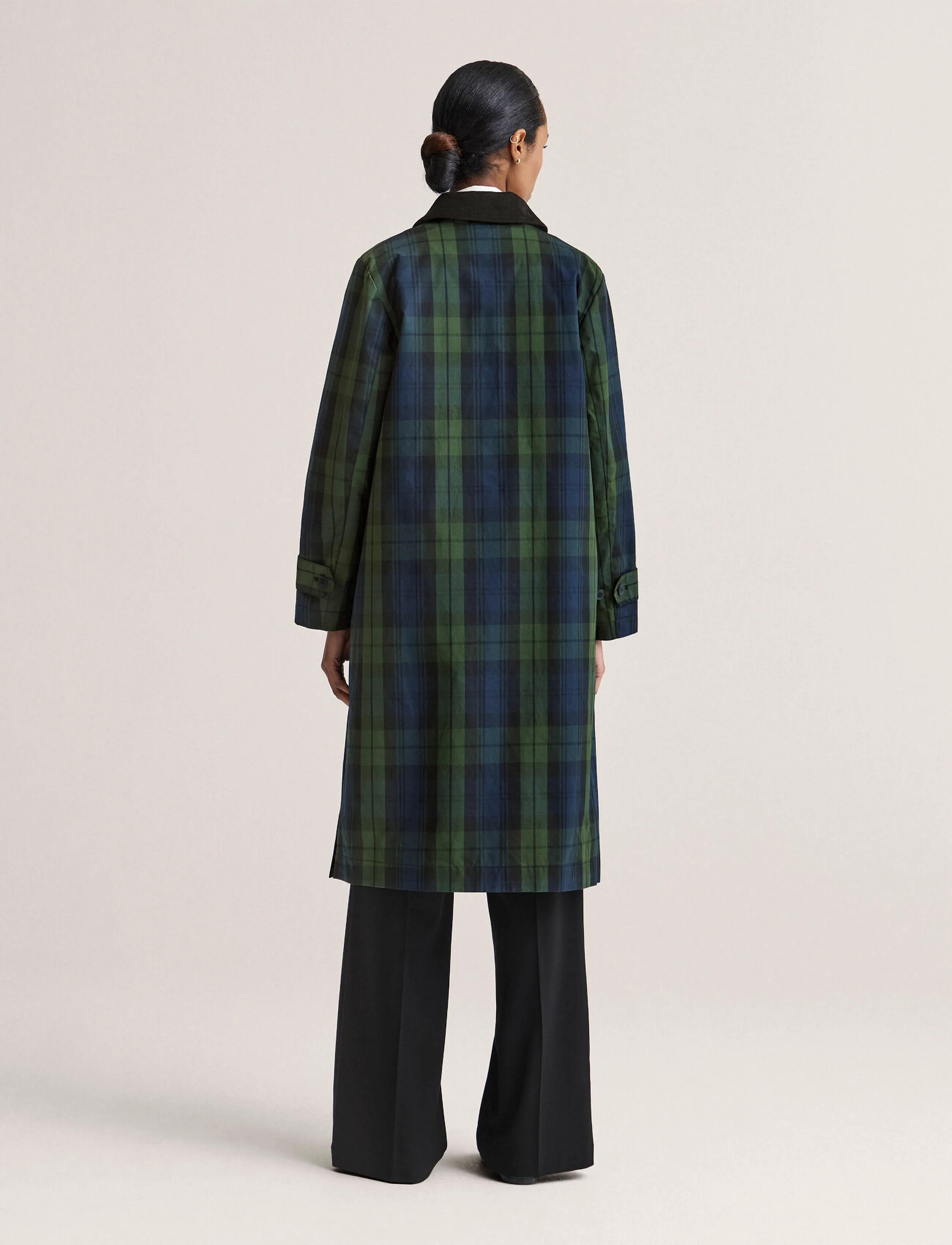 Newhouse - Ardena Waxed coat - regenmäntel - black - 2