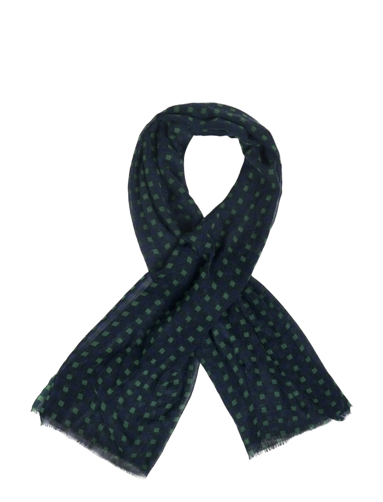 Newhouse Perline Scarf - Collections - DARK GREEN / navy