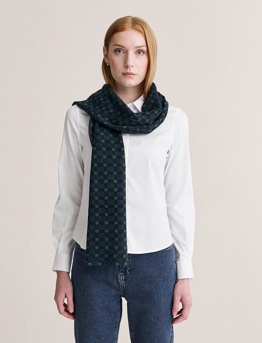 Newhouse - Perline Scarf - winterschals - dark green - 0