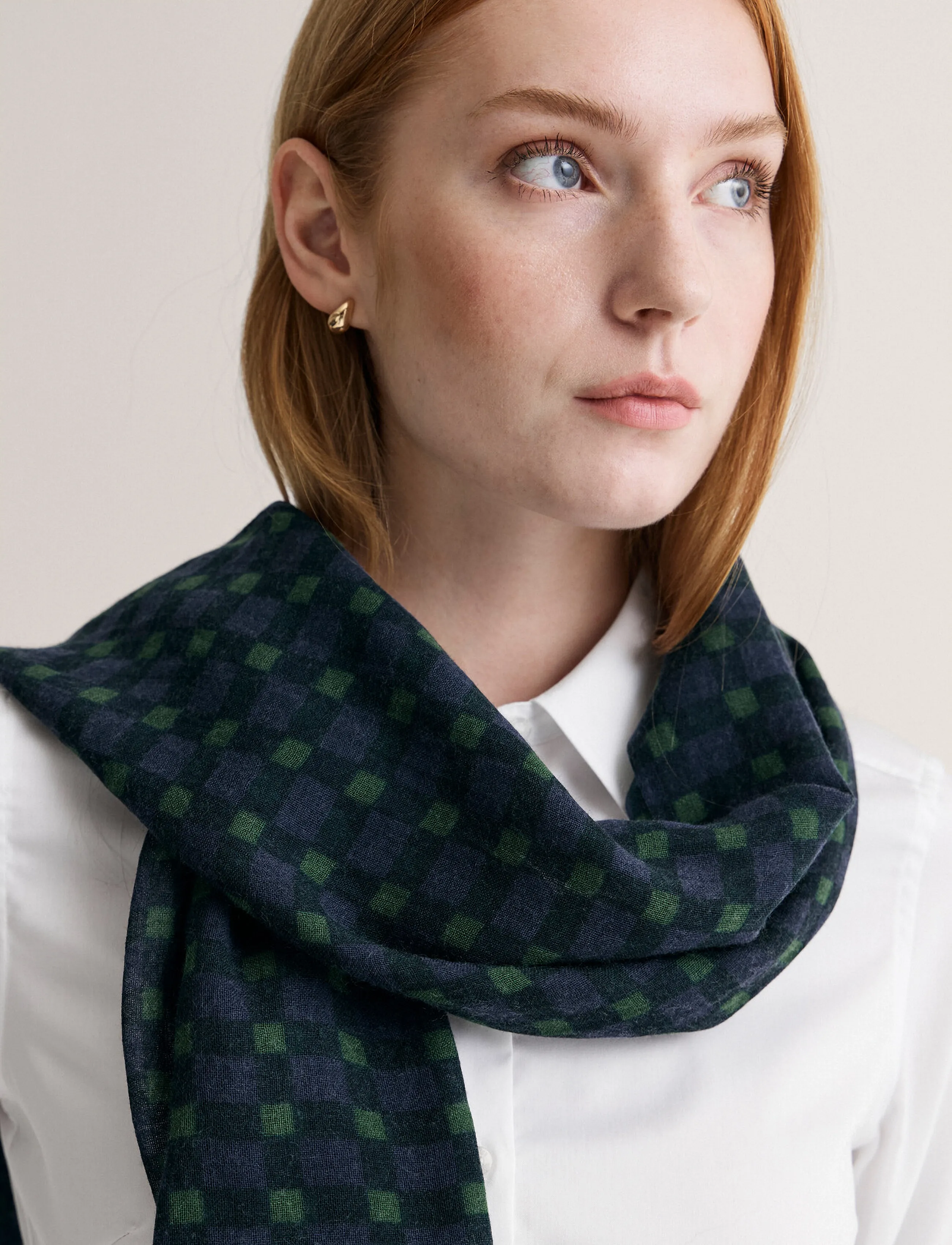 Newhouse - Perline Scarf - winter scarves - dark green - 2
