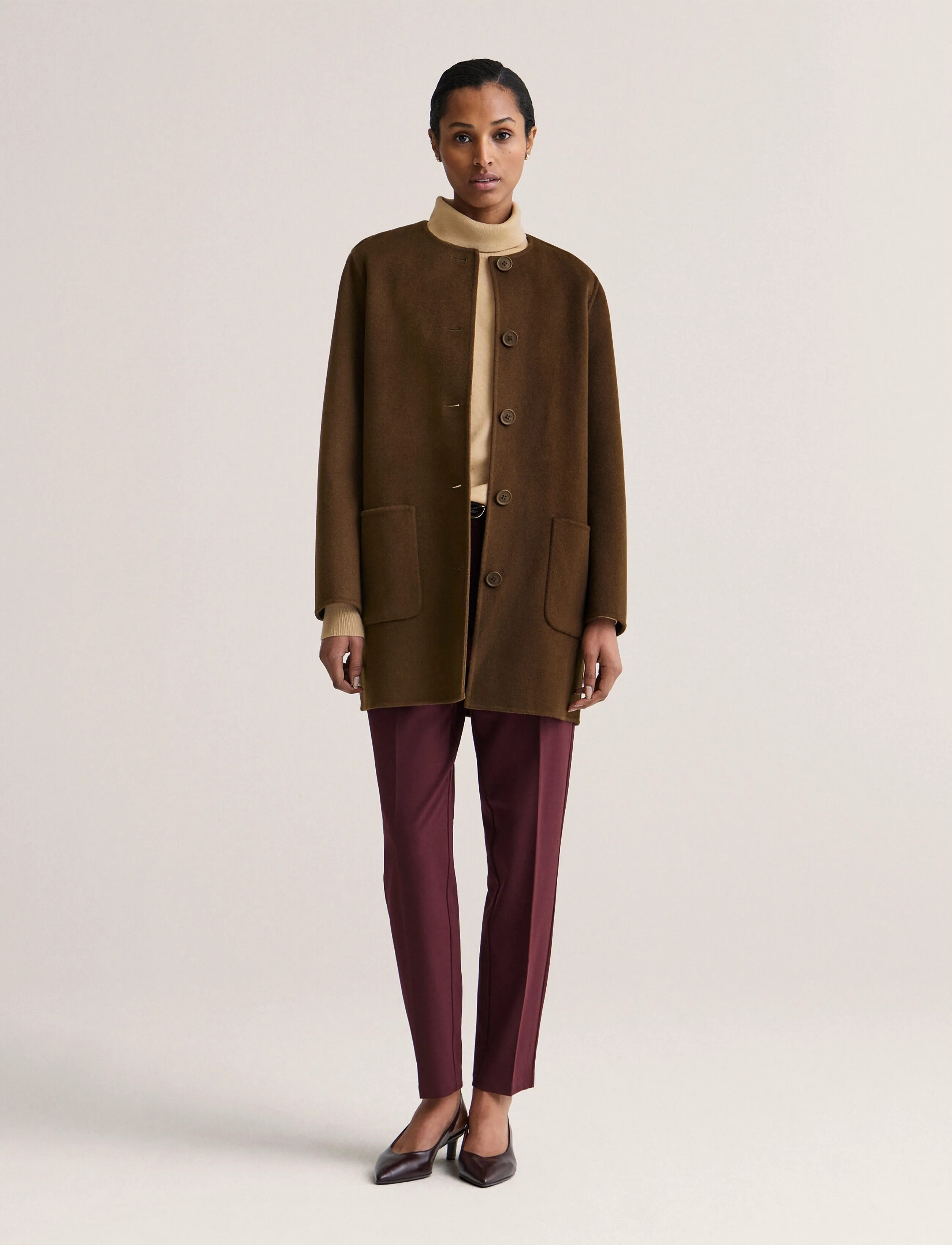 Newhouse Josephine Coat - Winter jackets - MARRONE / brown