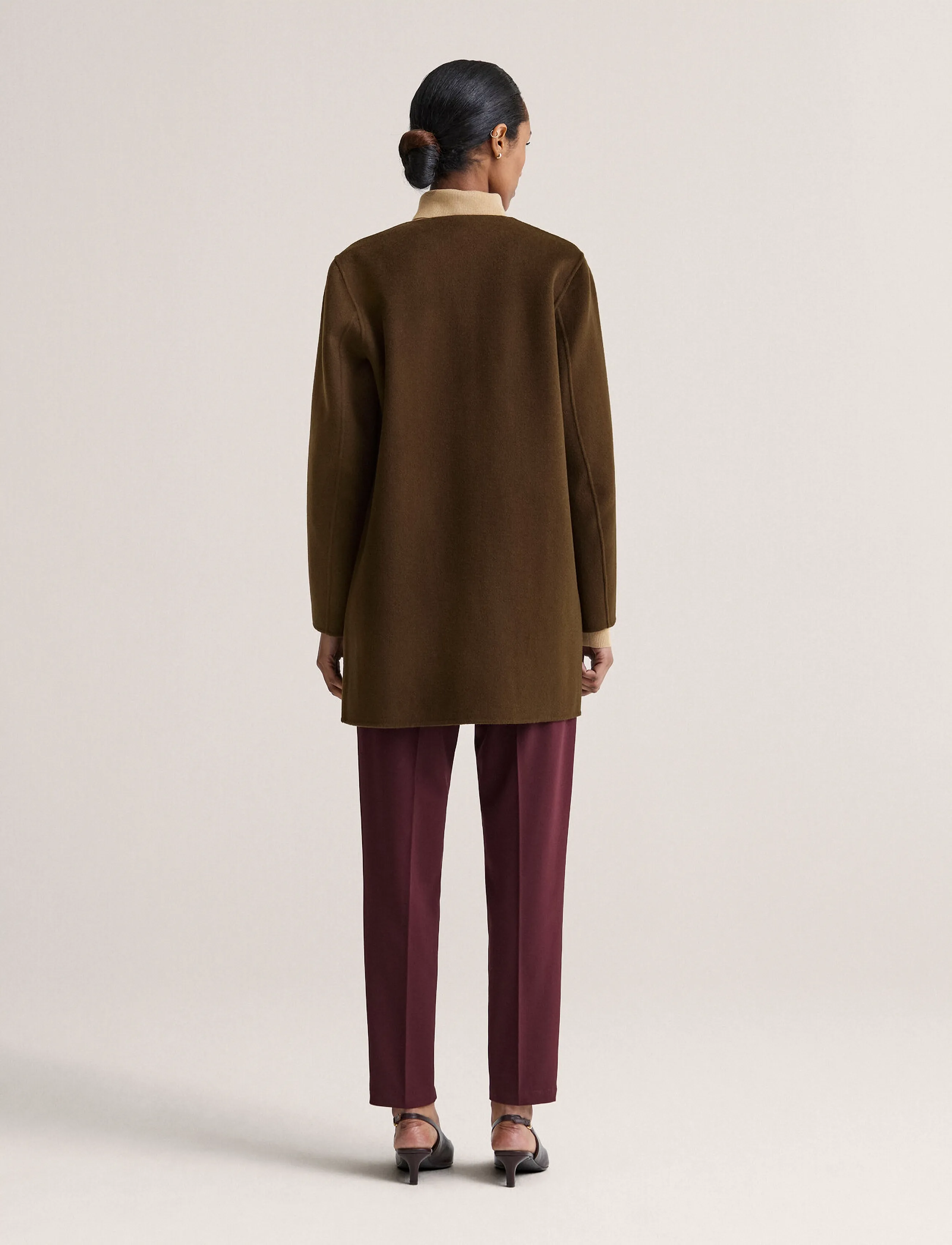 Newhouse - Josephine Coat - winter jackets - marrone - 2