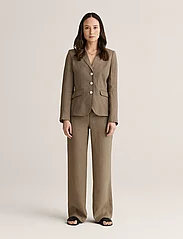 Newhouse - Amanda Linen Blazer - party wear at outlet prices - nougat - 2