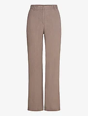 Newhouse - Amanda Linen Trousers - linen trousers - nougat - 0