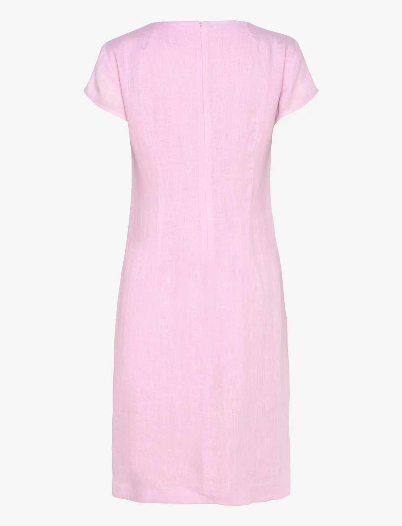 Newhouse - Klara Linen Dress - korta klänningar - light pink - 1