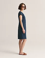 Newhouse - Klara Linen Dress - trumpos suknelės - navy - 4