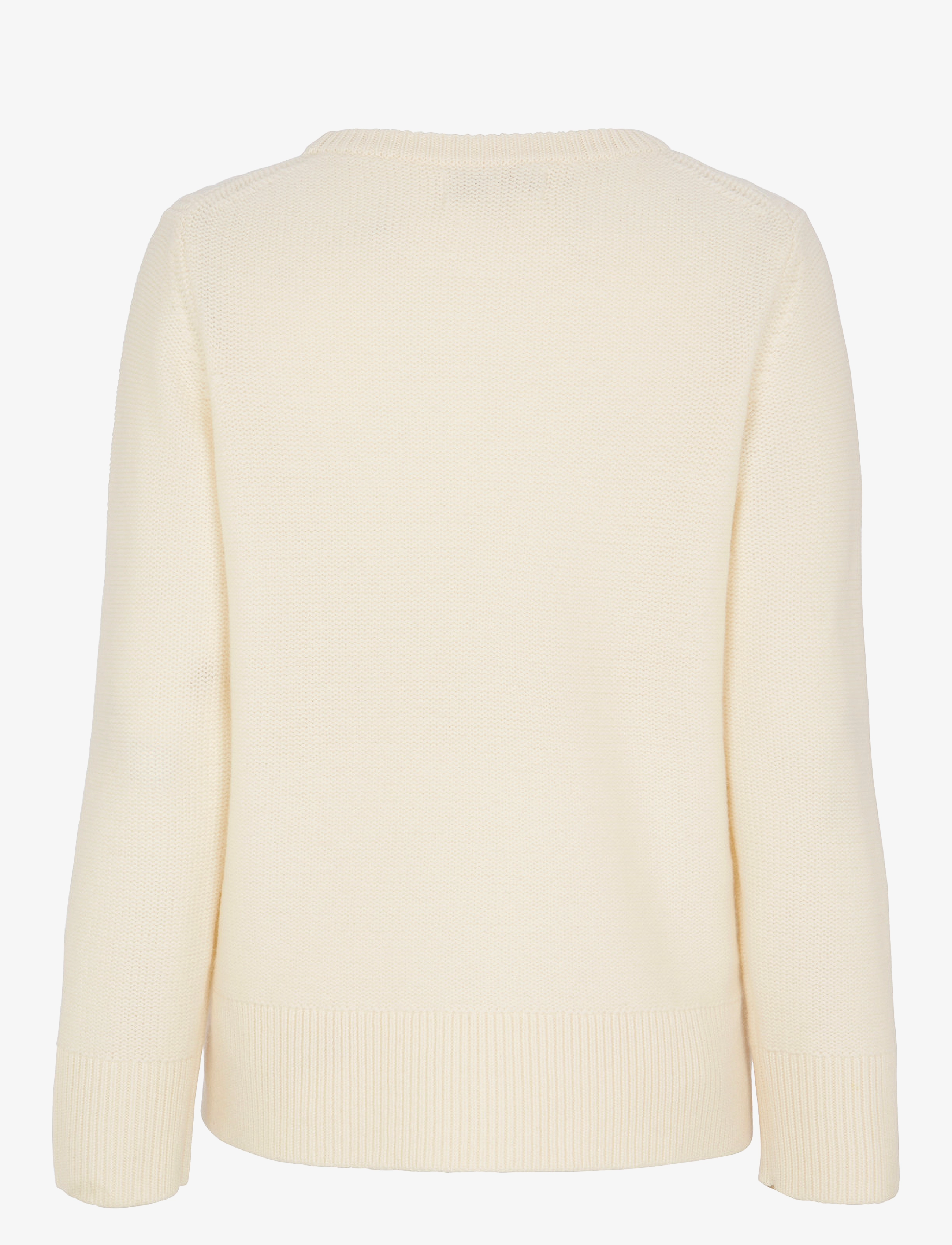 Newhouse - Caty Aran Sweater - bone - 2
