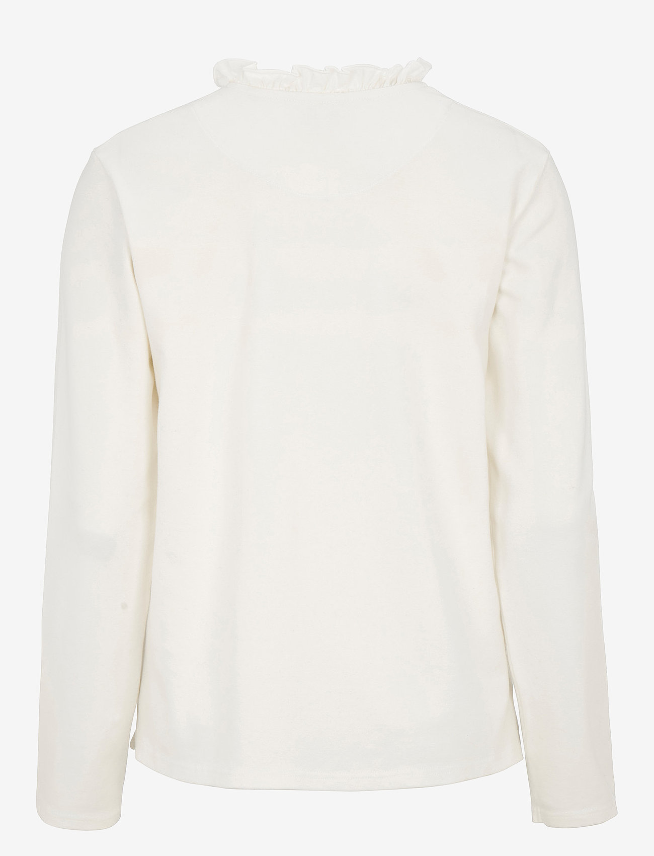 Newhouse - Frances Frill Rugger - långärmade toppar - offwhite - 2