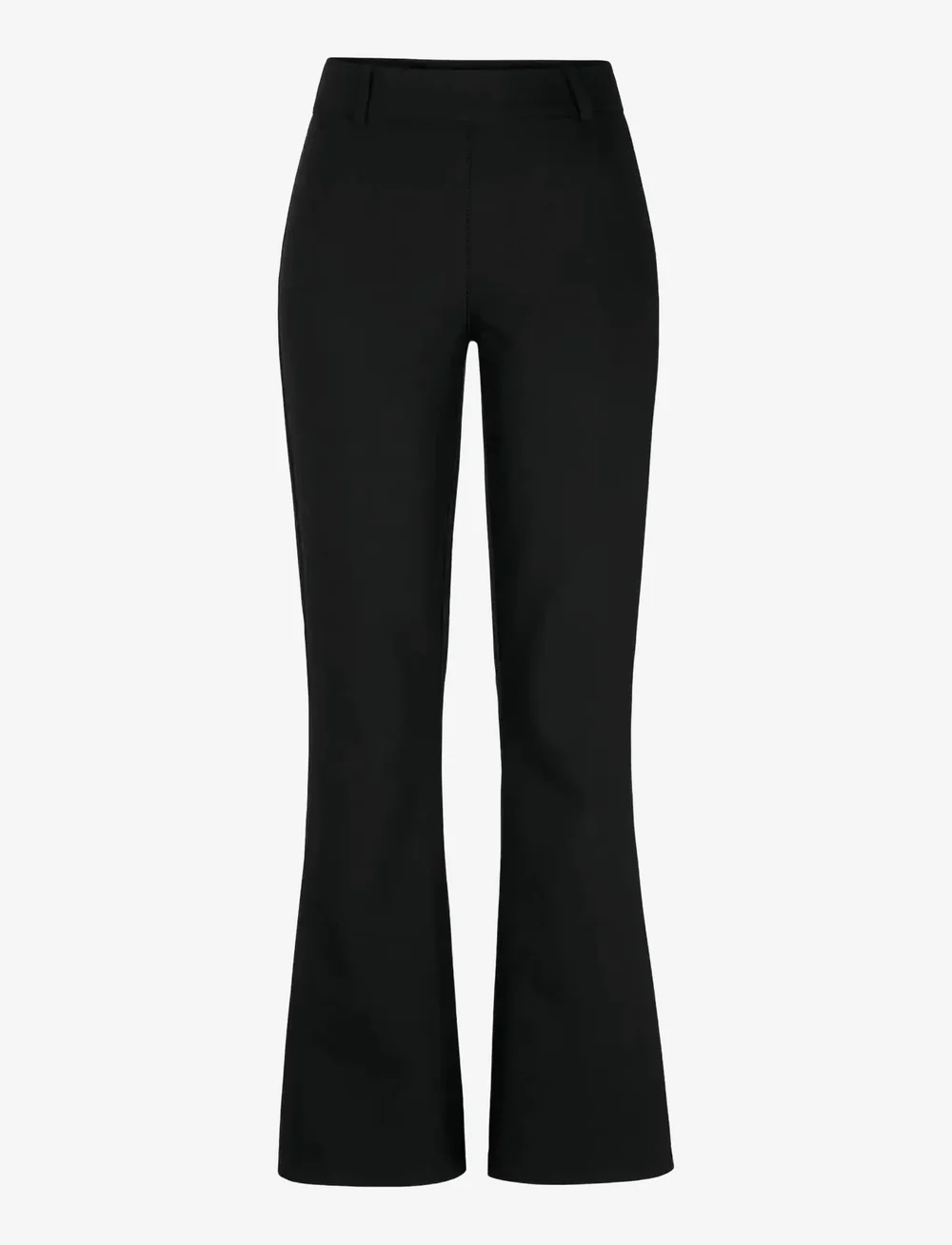 Newhouse - Milla Jazz Trousers - utsvängda byxor - black - 1