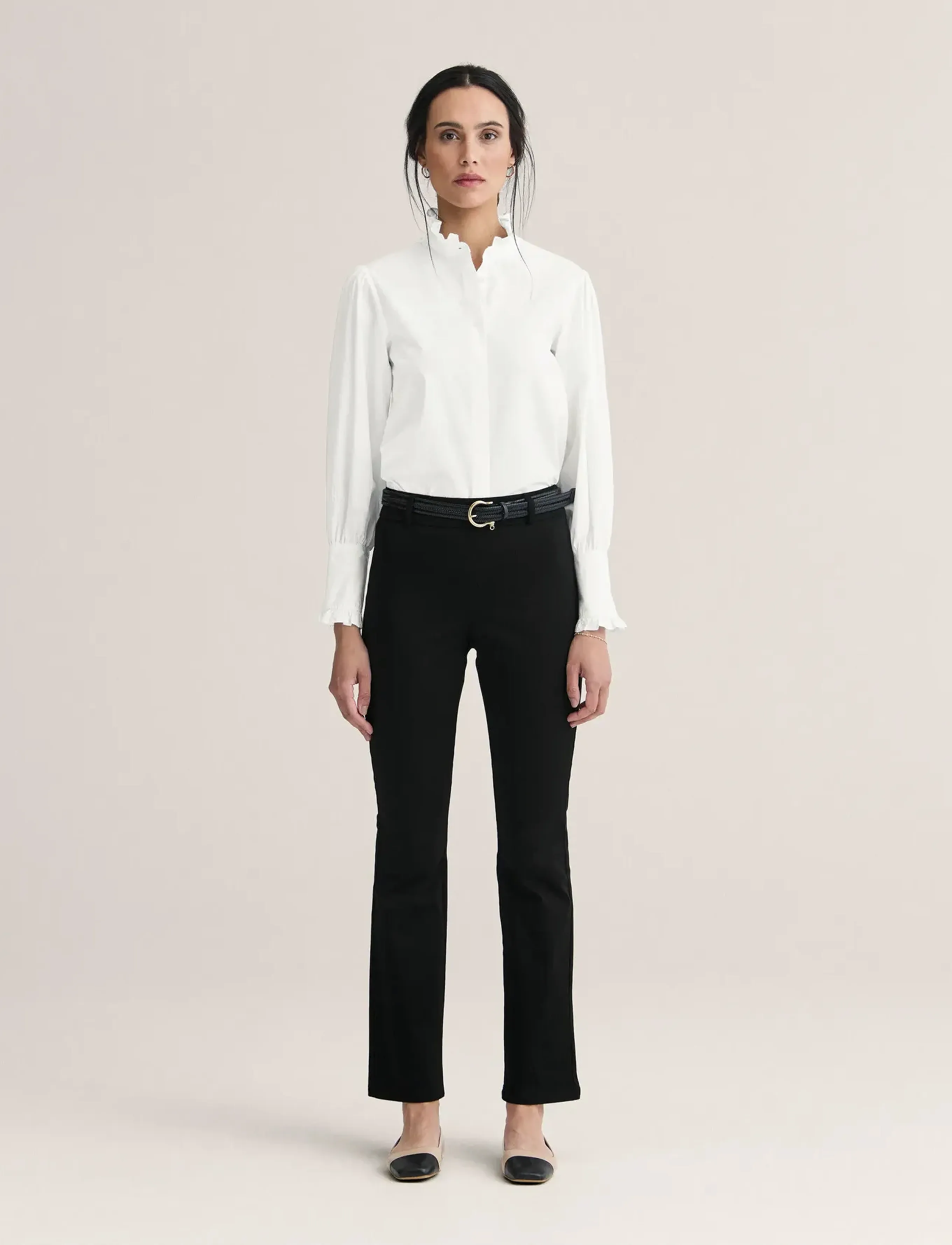 Newhouse Milla Jazz Trousers - Transitional Layering - BLACK / black
