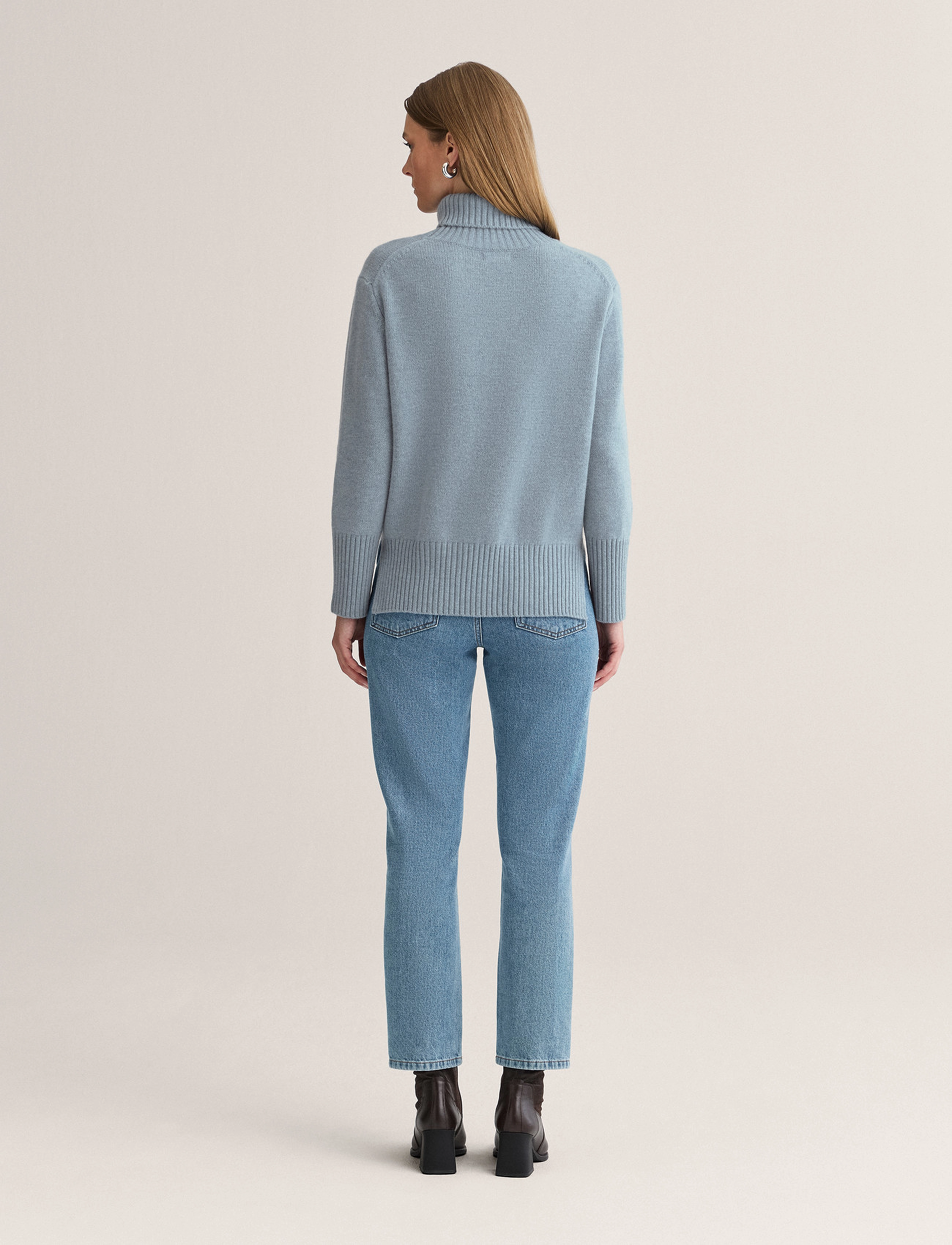 Newhouse - Angelica Merino Turtleneck - light blue - 2