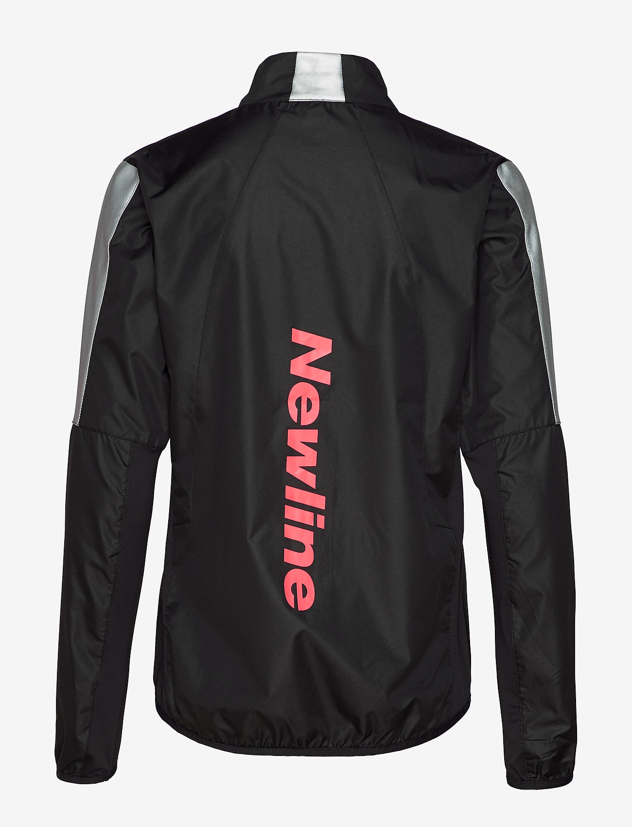 Newline - Visio Wind Jacket - black and neon vibrant pink - 2