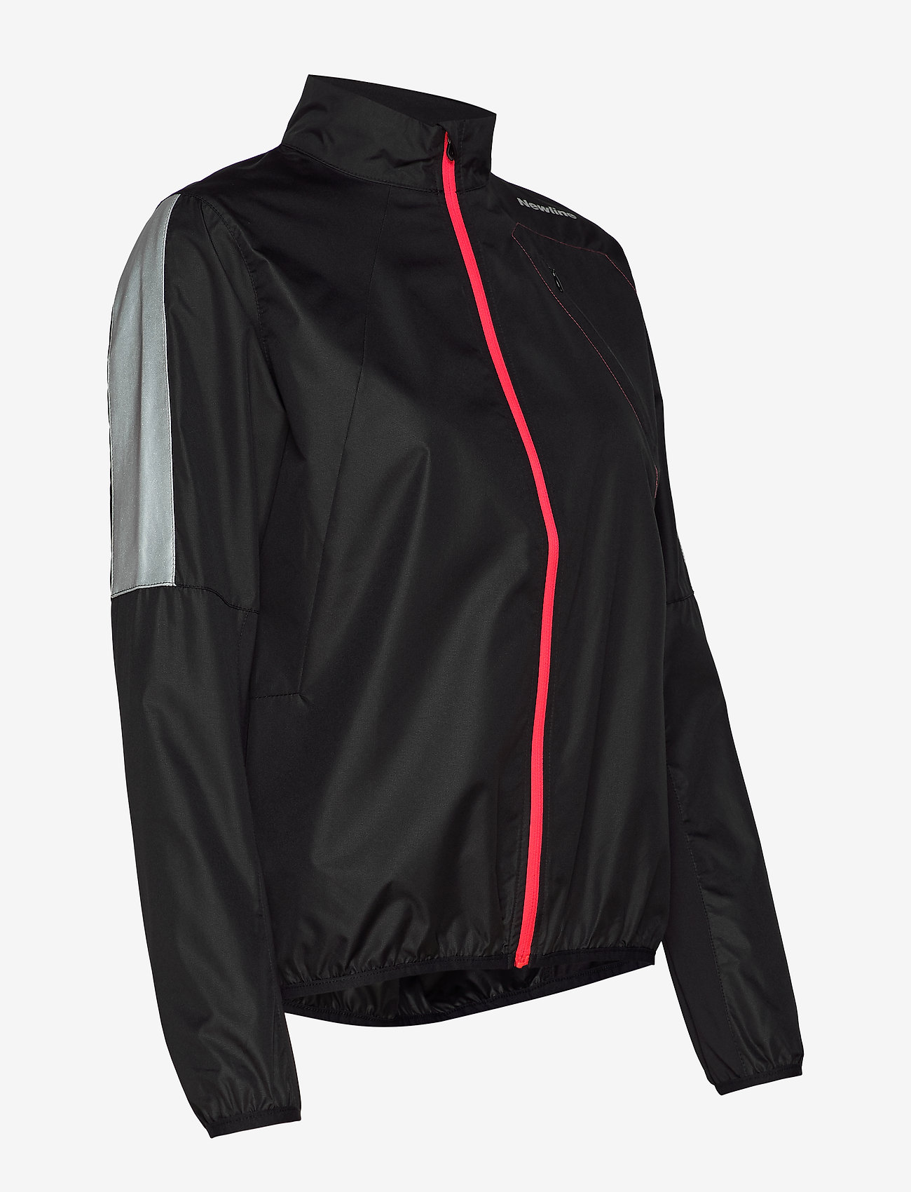 Newline - Visio Wind Jacket - black and neon vibrant pink - 4