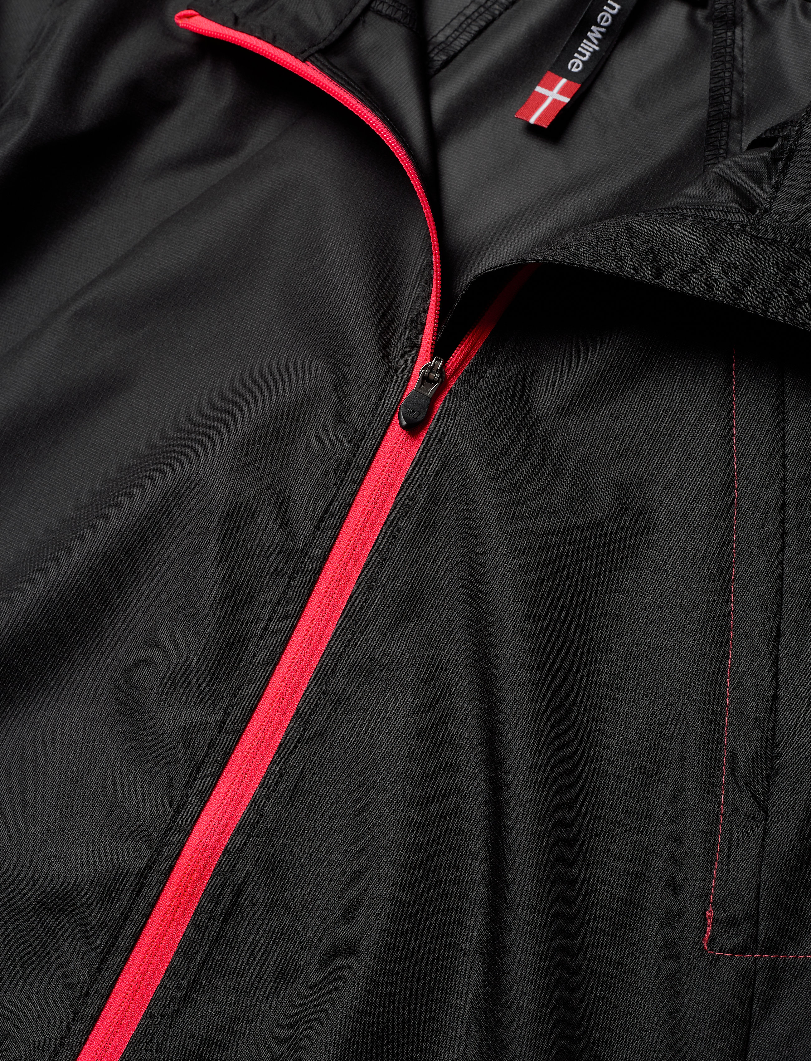 Newline - Visio Wind Jacket - black and neon vibrant pink - 5