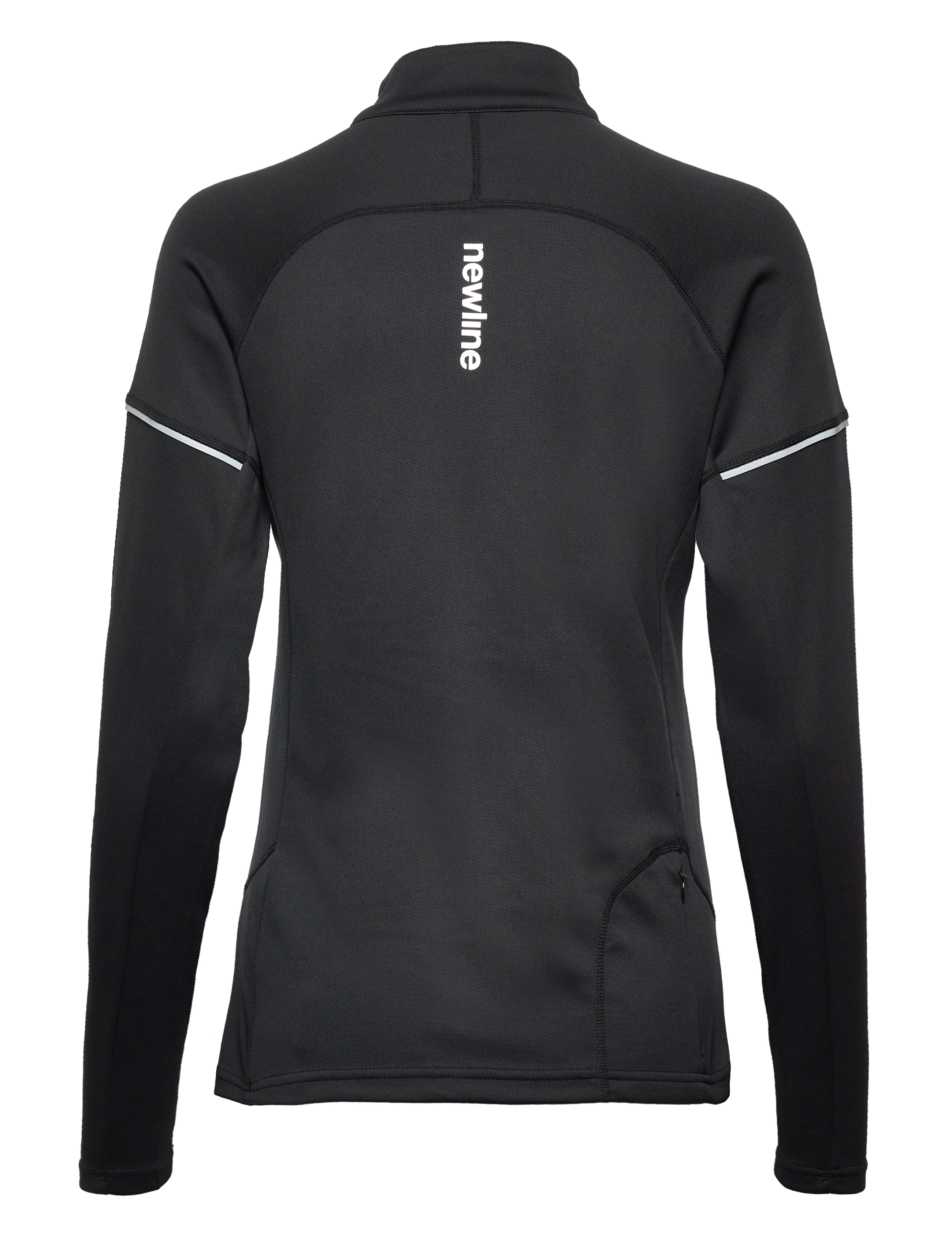 Newline - CORE ZIP NECK SHIRT - black - 1