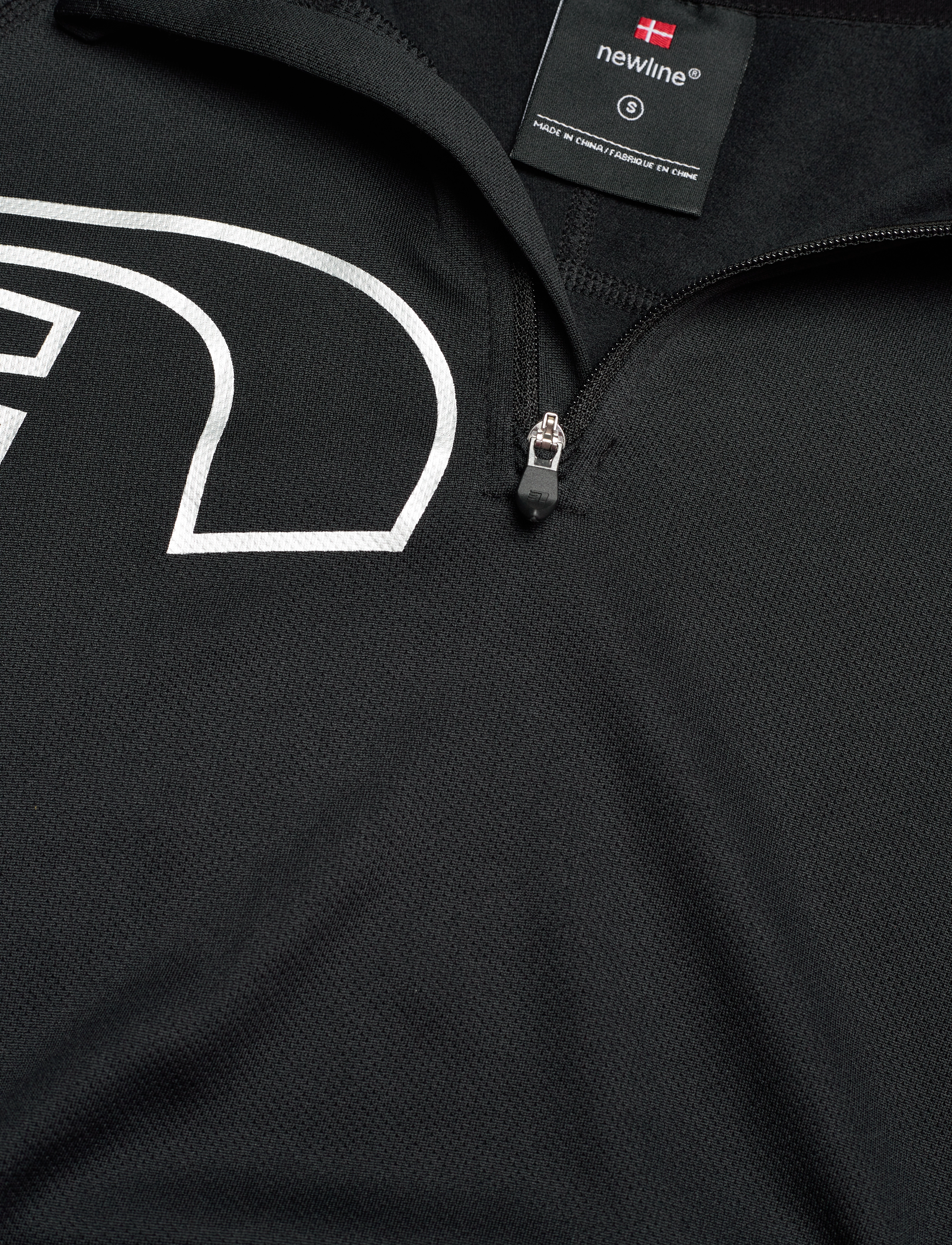 Newline - CORE ZIP NECK SHIRT - black - 3