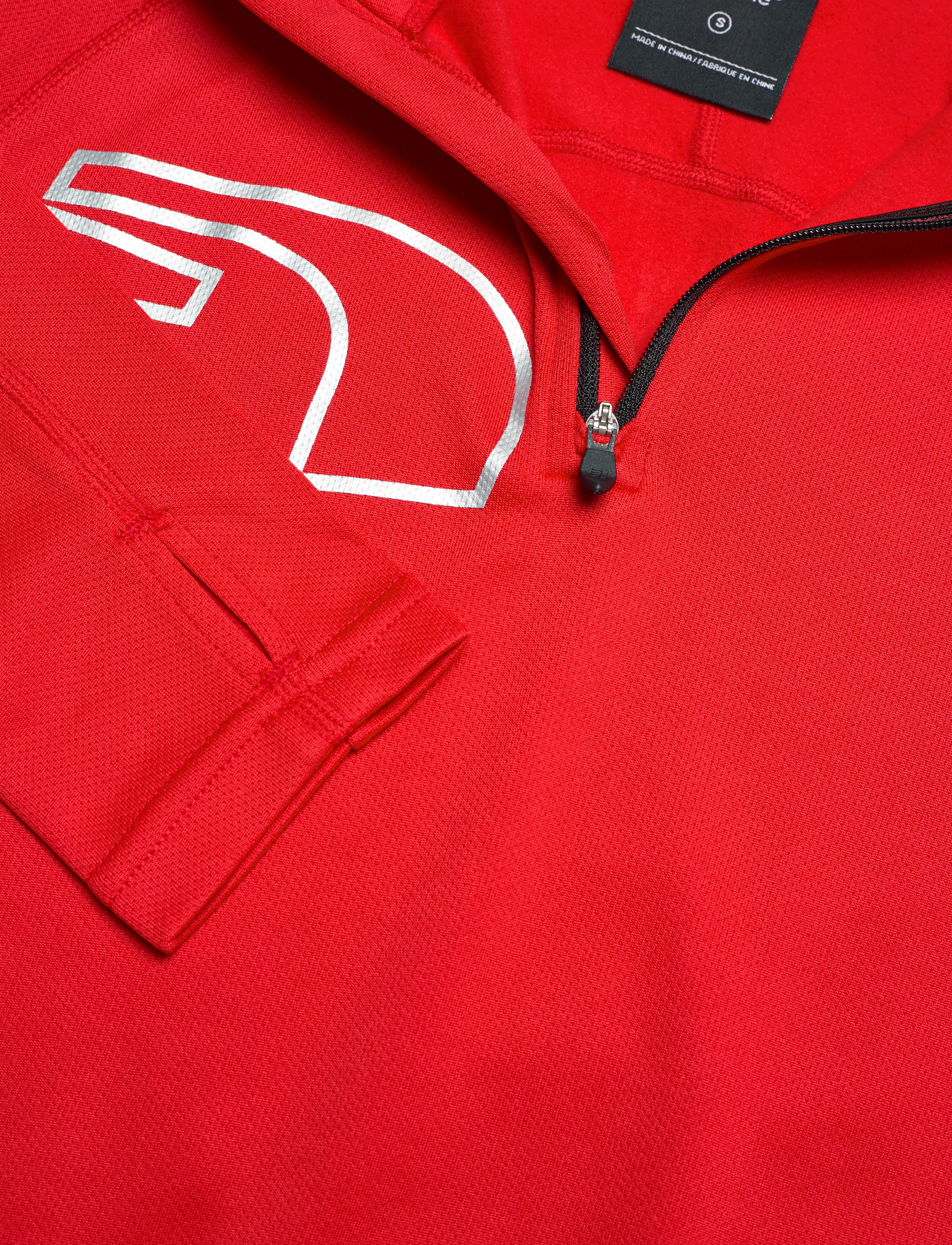 Newline - CORE ZIP NECK SHIRT - red - 2