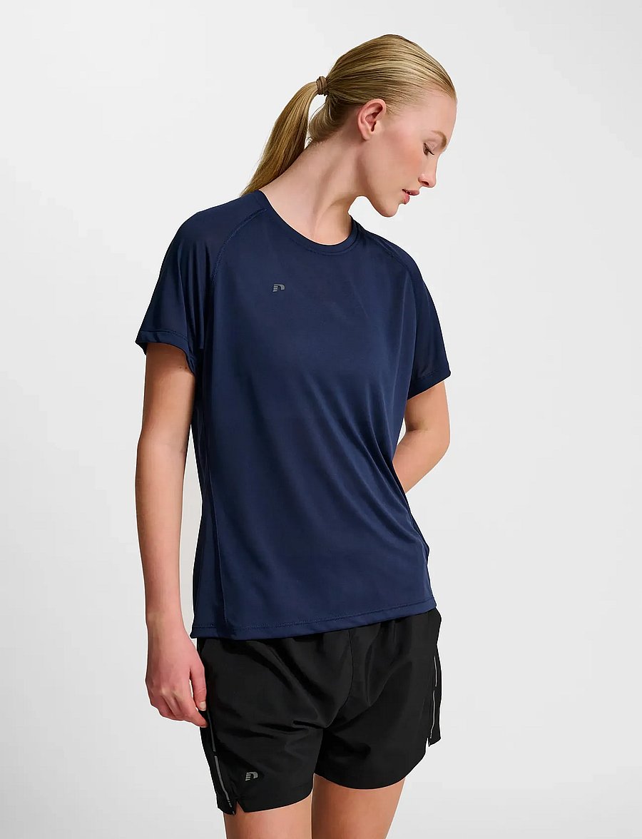 Newline - nwlBEAT W T-SHIRT - t-särgid - black iris - 0
