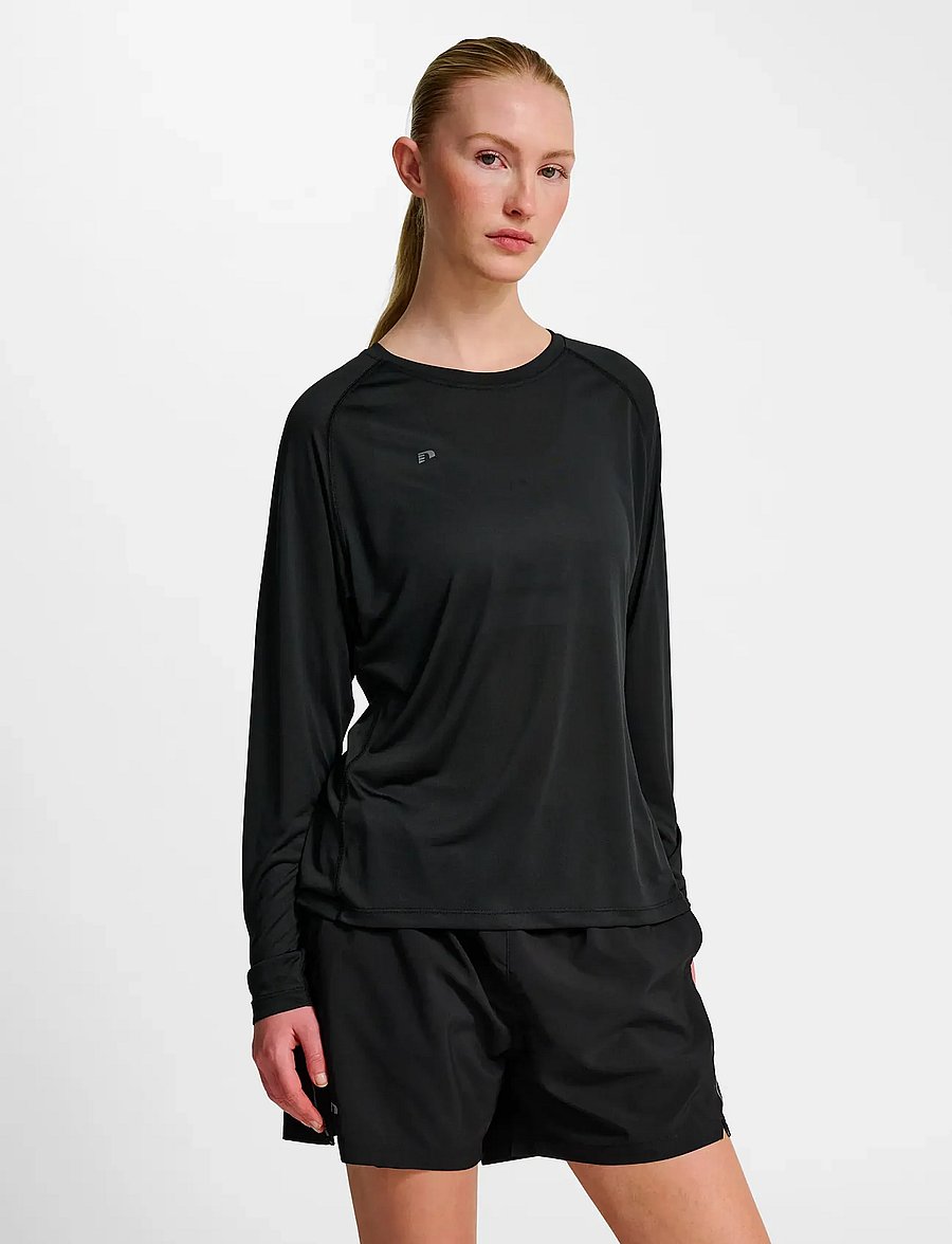 Newline - nwlBEAT W T-SHIRT L/S - langarmshirts - black - 0