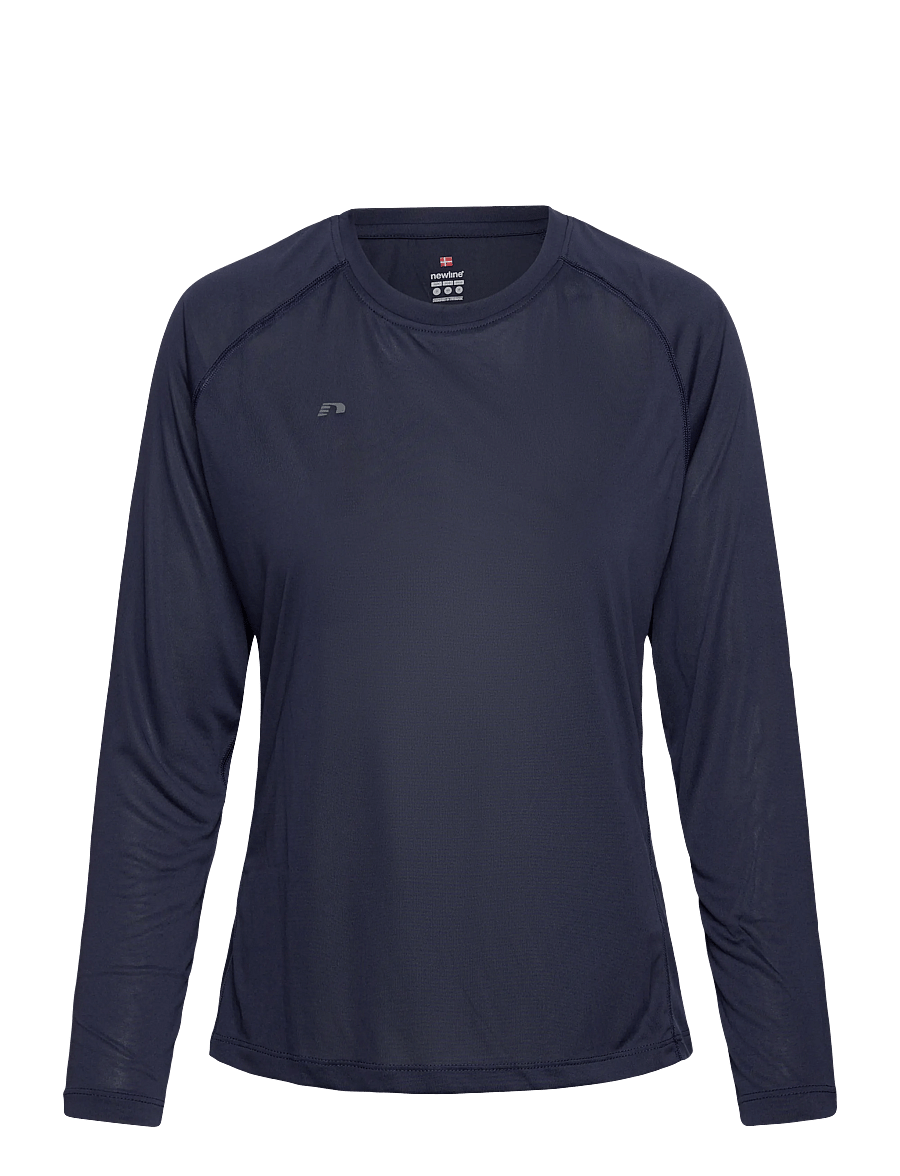 Newline - nwlBEAT W T-SHIRT L/S - langarmshirts - black iris - 0