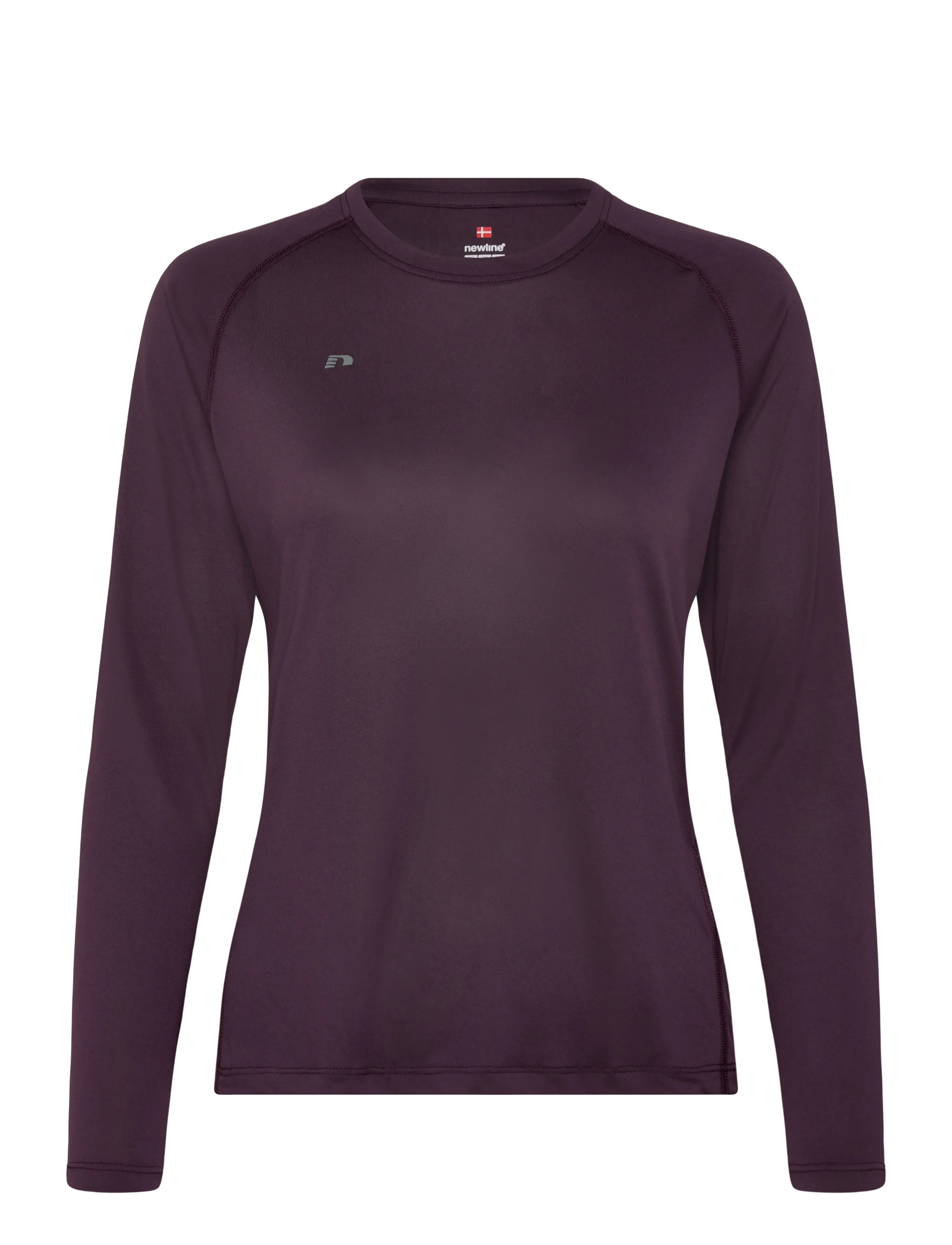 Newline nwlBEAT W T-SHIRT L/S - Newline - PLUM PERFECT / burgundy